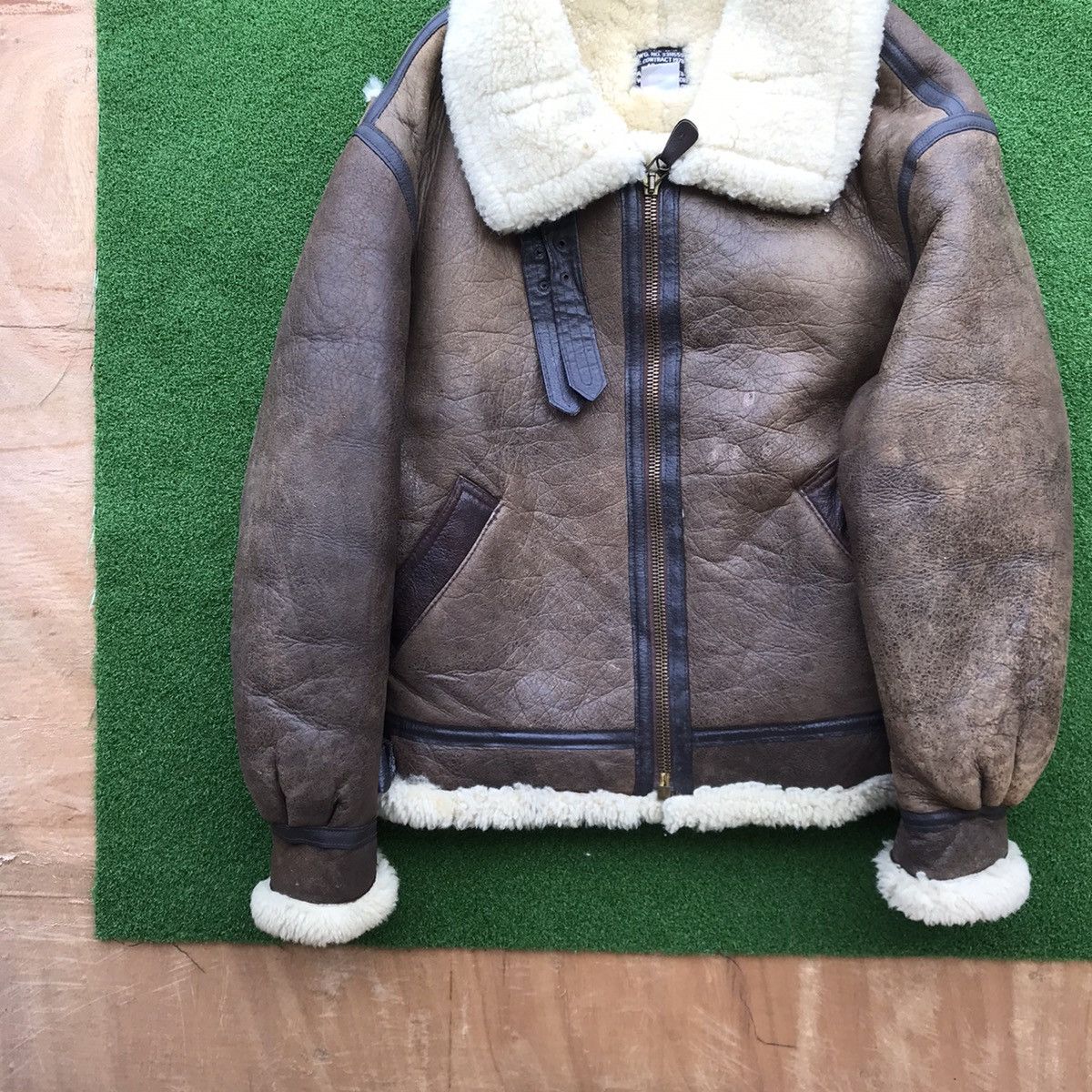 Avirex Vintage 1986 Avirex B-3 Sheepskin Leather Jacket | Grailed