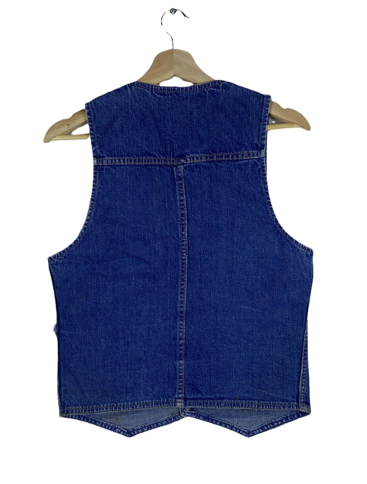 Levi's Vintage Levi’s Panatela Tops 80s Orange Tab Denim Vest Size S / US 4 / IT 40 - 7 Thumbnail
