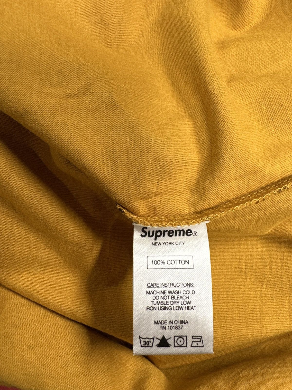 Supreme Supreme leopard pocket tee gold large Size US L / EU 52-54 / 3 - 6 Thumbnail