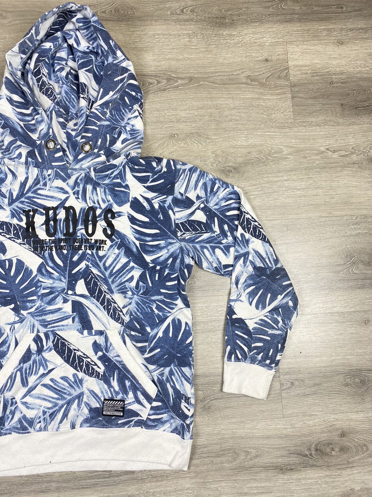 Japanese Brand STEAL 🔥 VINTAGE FULLPRINT FLORA HOODIE SWEATSHIRT Size US M / EU 48-50 / 2 - 2 Thumbnail