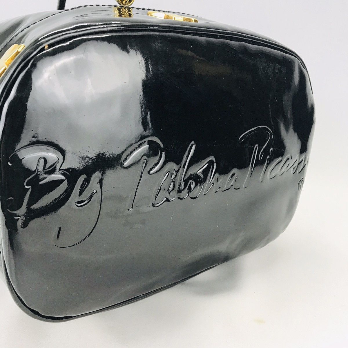 Paloma Picasso ❌Last Drop❌Auth Paloma Picasso Black Bucket drawstring bag Size ONE SIZE - 9 Thumbnail