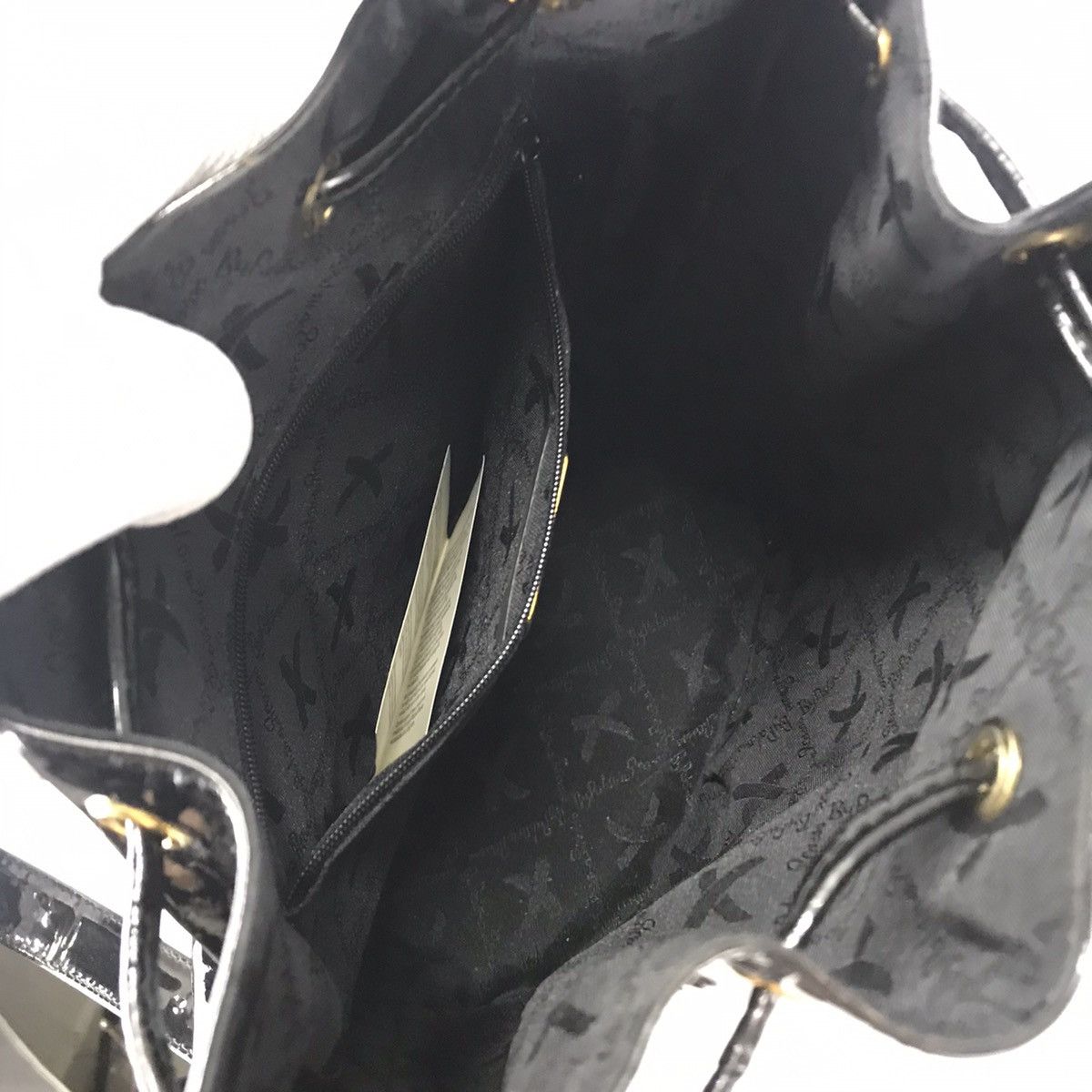 Paloma Picasso ❌Last Drop❌Auth Paloma Picasso Black Bucket drawstring bag Size ONE SIZE - 23 Thumbnail