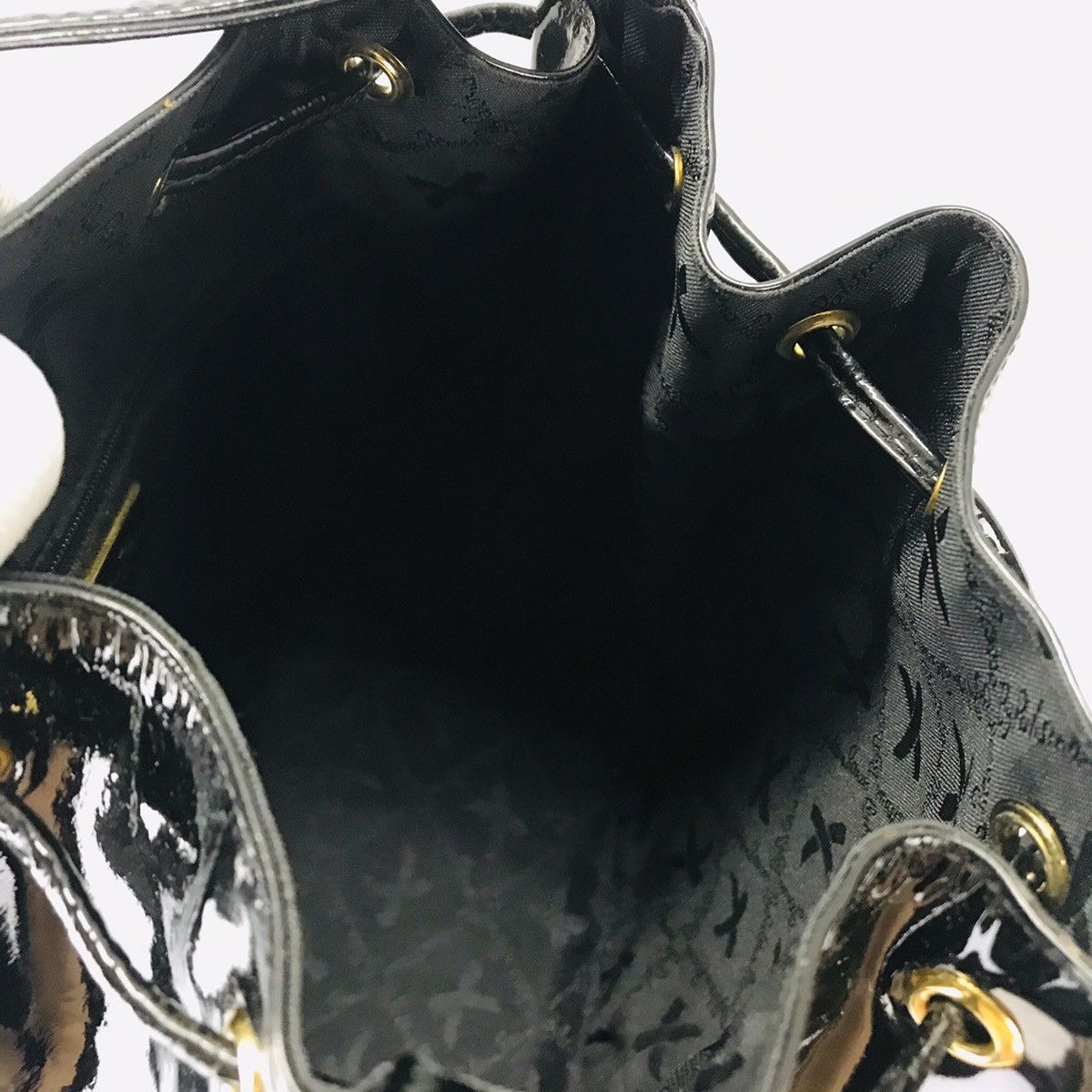 Paloma Picasso ❌Last Drop❌Auth Paloma Picasso Black Bucket drawstring bag Size ONE SIZE - 19 Thumbnail