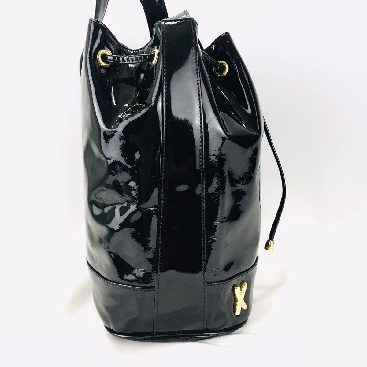 Paloma Picasso ❌Last Drop❌Auth Paloma Picasso Black Bucket drawstring bag Size ONE SIZE - 4 Thumbnail