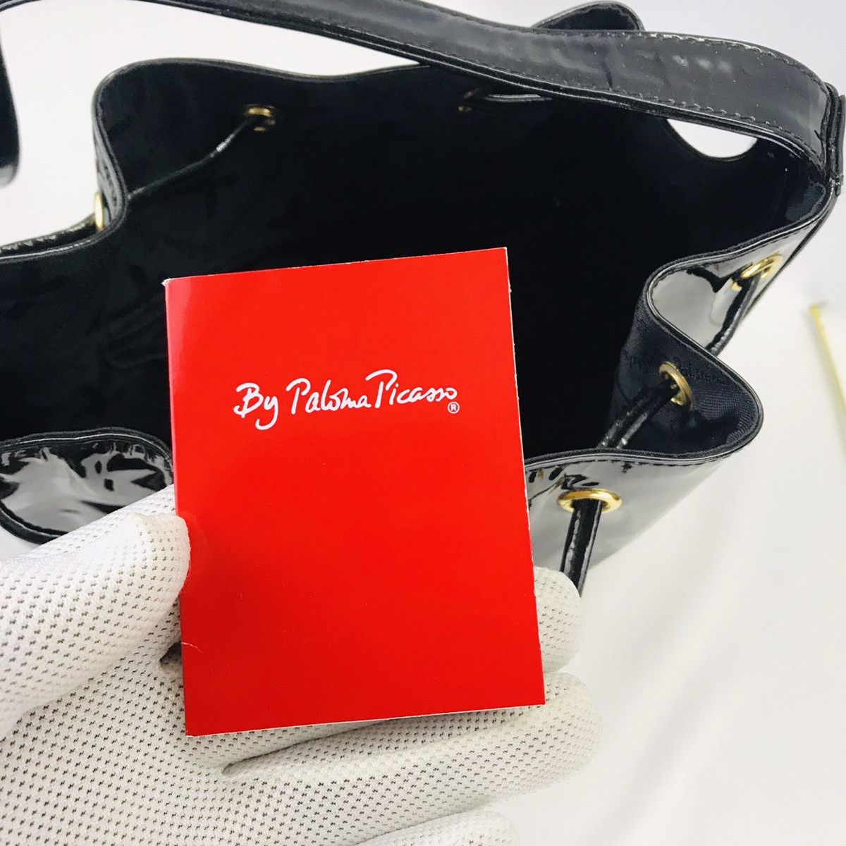 Paloma Picasso ❌Last Drop❌Auth Paloma Picasso Black Bucket drawstring bag Size ONE SIZE - 21 Thumbnail