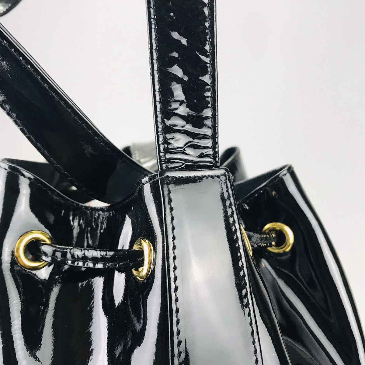 Paloma Picasso ❌Last Drop❌Auth Paloma Picasso Black Bucket drawstring bag Size ONE SIZE - 6 Thumbnail