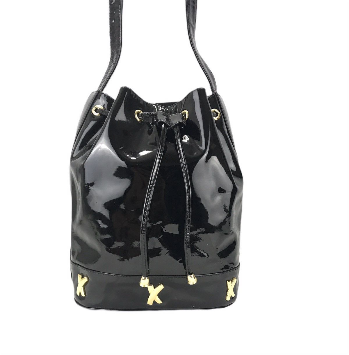Paloma Picasso ❌Last Drop❌Auth Paloma Picasso Black Bucket drawstring bag Size ONE SIZE - 1 Thumbnail