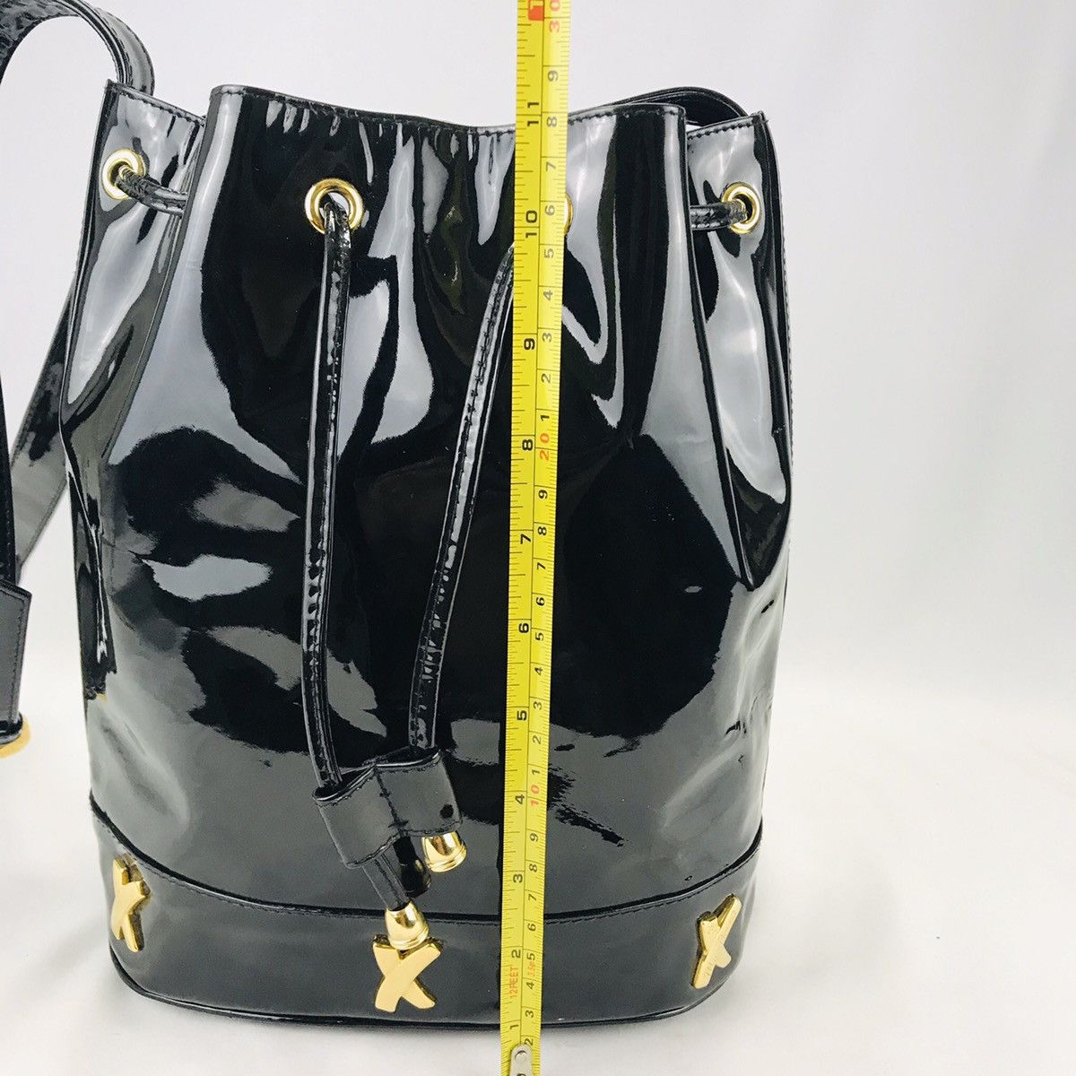 Paloma Picasso ❌Last Drop❌Auth Paloma Picasso Black Bucket drawstring bag Size ONE SIZE - 15 Thumbnail
