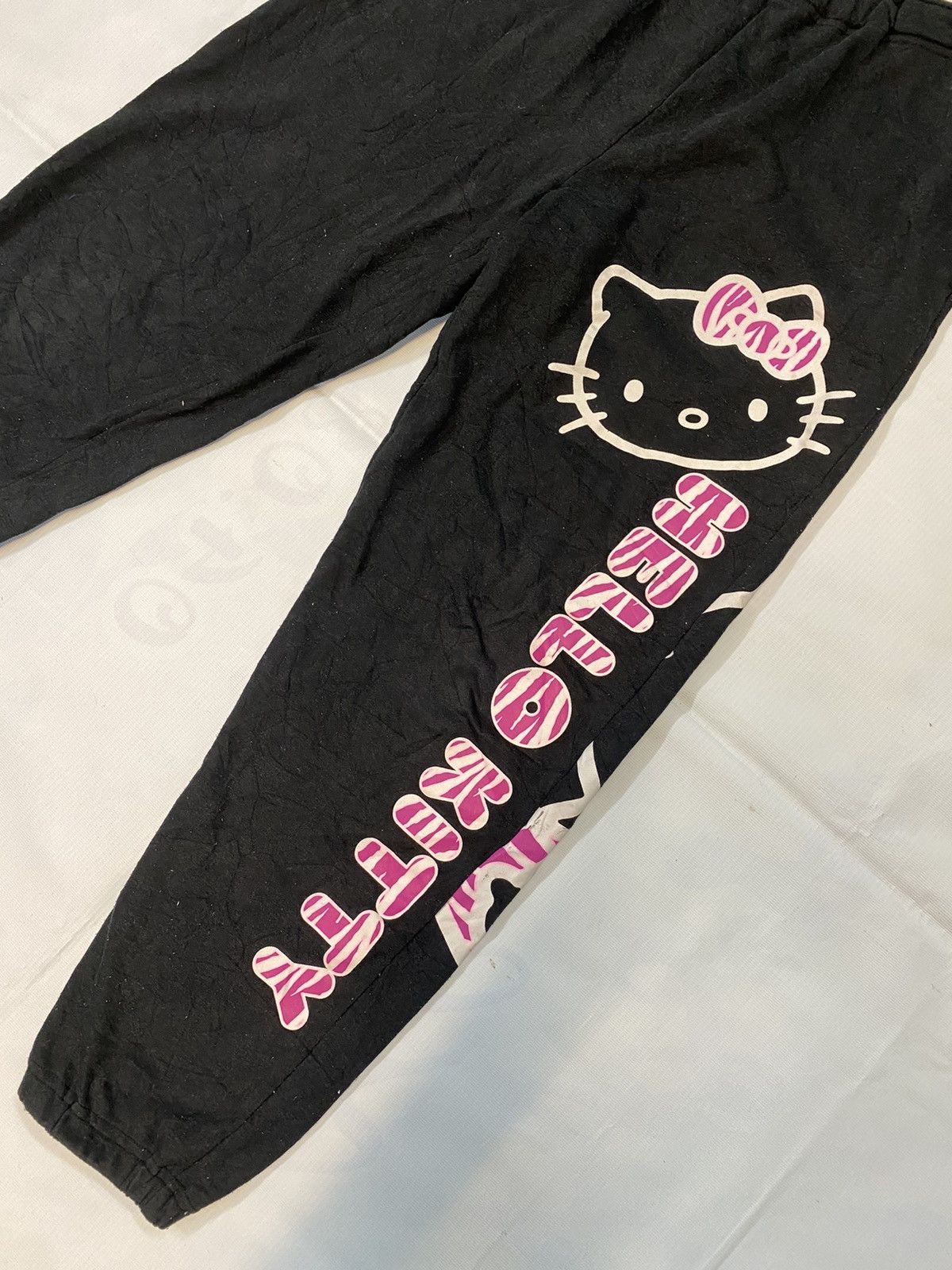 Anime × Cartoon Network × Japanese Brand Hello Kitty Jogger Pant Size US 32 / EU 48 - 2 Thumbnail