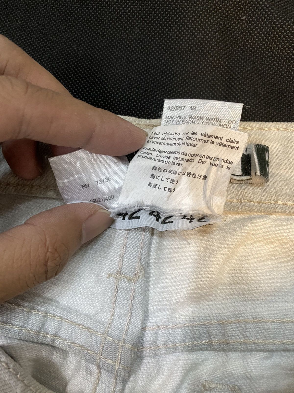 Designer × Vintage Sportmax Code Denim Jeans Size US 30 / EU 46 - 8 Thumbnail