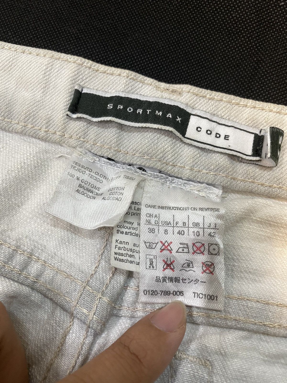 Designer × Vintage Sportmax Code Denim Jeans Size US 30 / EU 46 - 7 Thumbnail
