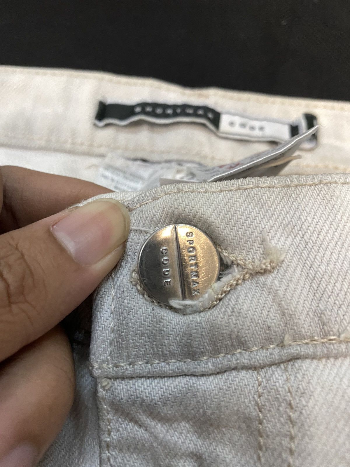 Designer × Vintage Sportmax Code Denim Jeans Size US 30 / EU 46 - 4 Thumbnail