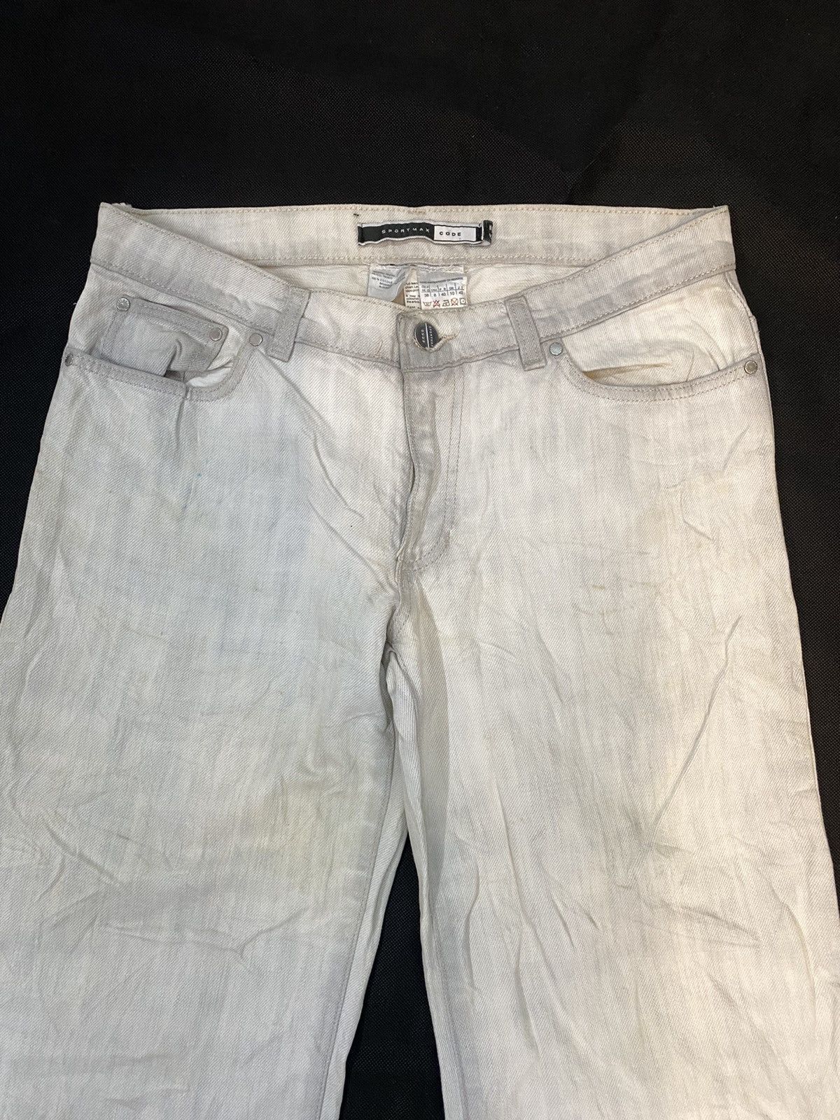 Designer × Vintage Sportmax Code Denim Jeans Size US 30 / EU 46 - 2 Thumbnail
