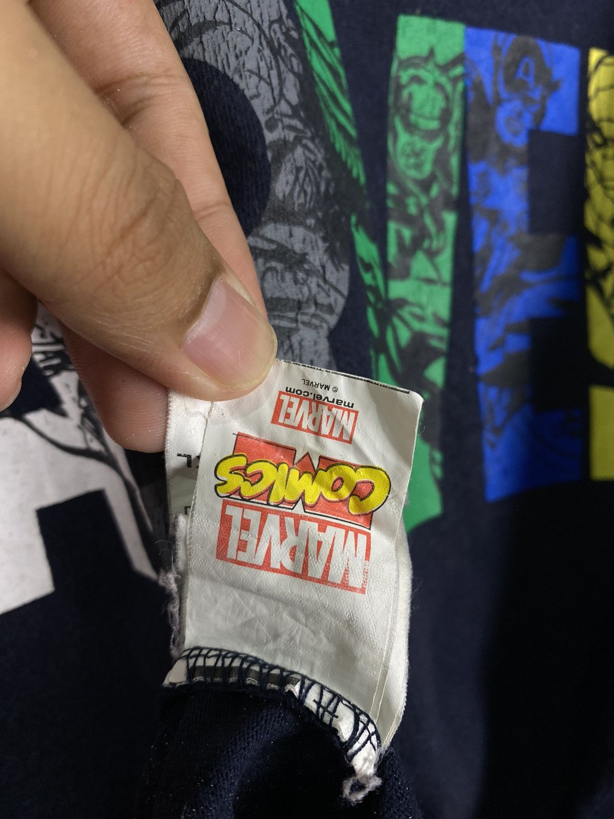 Marvel Comics OFFER 🔥 Marvel Spellout Multicolor X Feltics Tee T Shirt Size US XL / EU 56 / 4 - 5 Thumbnail