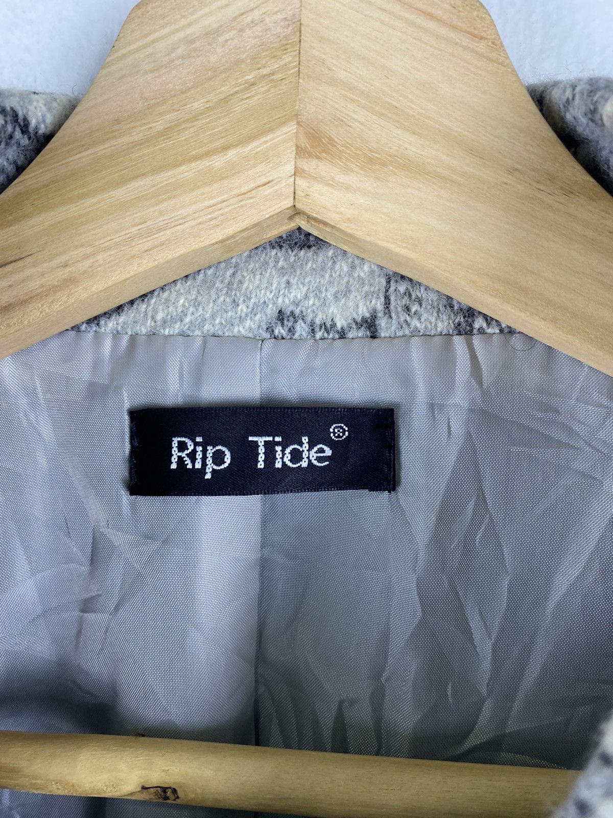 Japanese Brand Vintage Rip Tide Button Up Little MoHair Coat Jacket Size US M / EU 48-50 / 2 - 5 Thumbnail