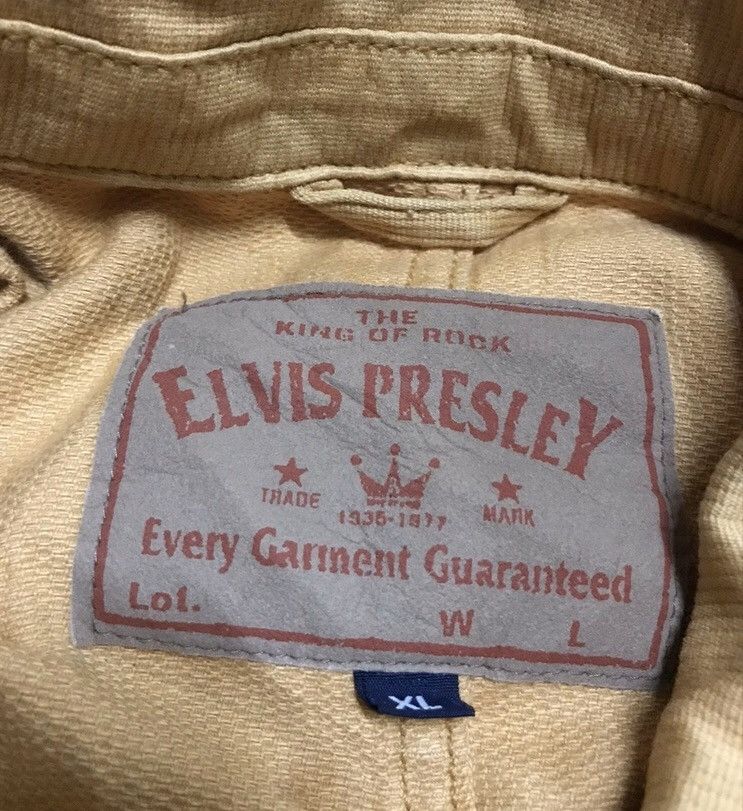 Band Tees The king of rock Elvis Presley chore jacket Size US XL / EU 56 / 4 - 2 Thumbnail