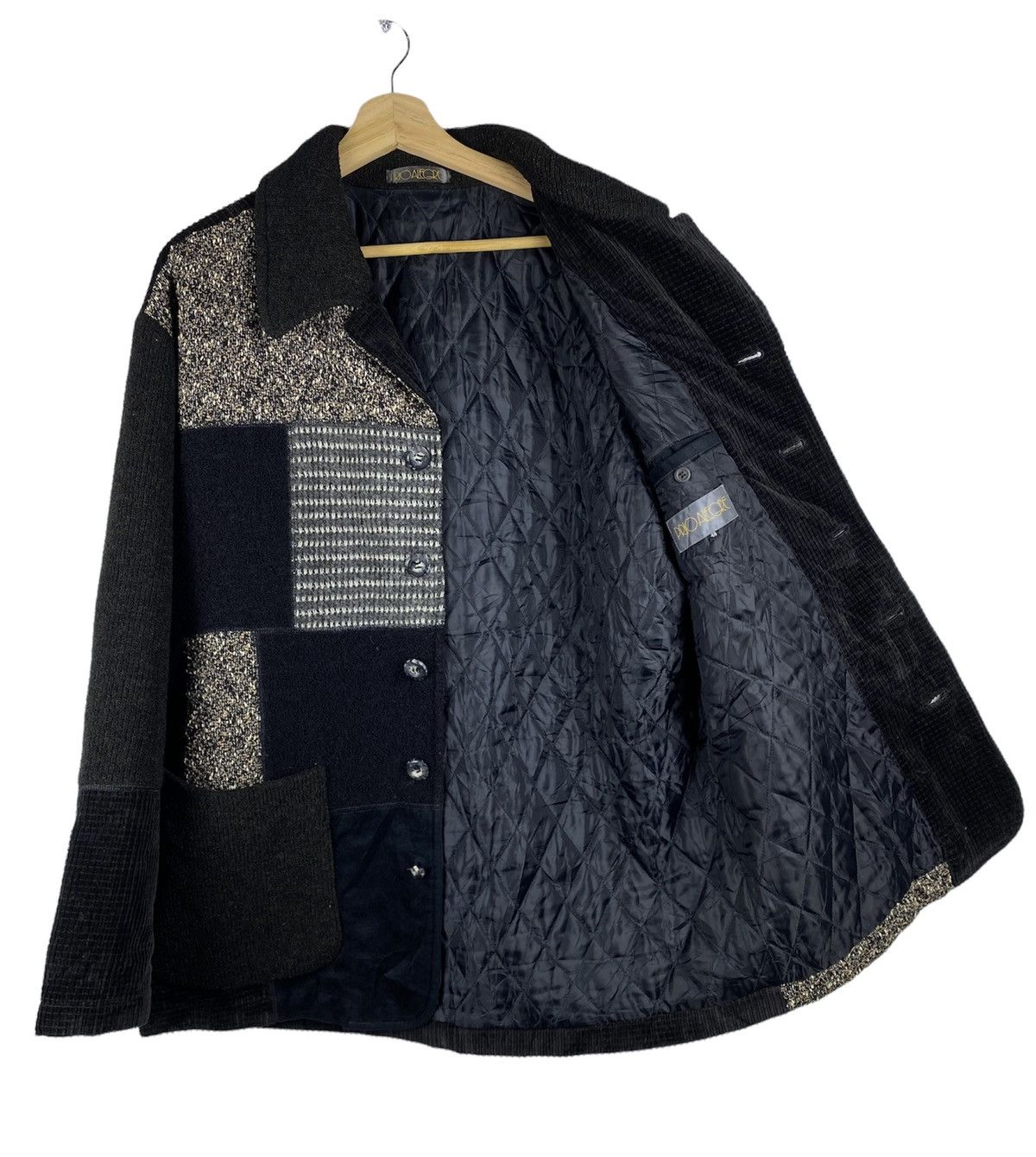 Japanese Brand Vintage Prio Alegre Kapital Style Patchwork Knit Jacket Size US M / EU 48-50 / 2 - 2 Thumbnail