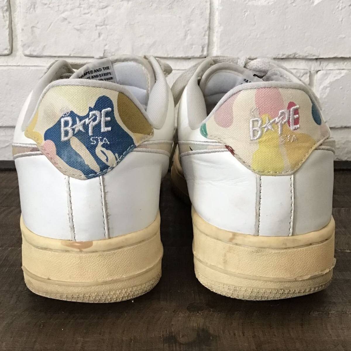 Bape × Nigo Multi camo leather BAPE STA sneakers a bathing ape NIGO Size US 9.5 / EU 42-43 - 4 Thumbnail