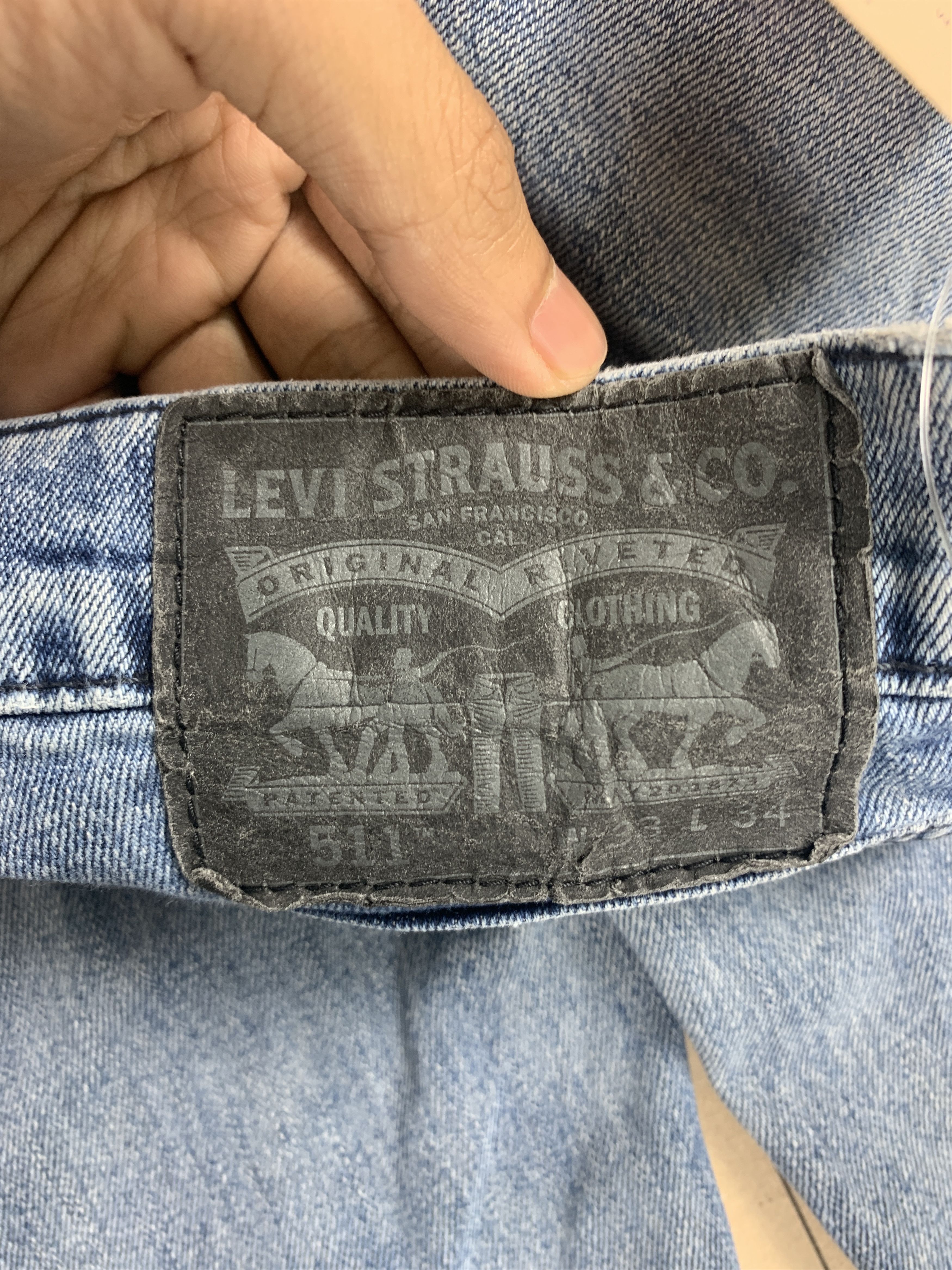 Levi's × Vintage Vintage LEVI'S 511 Black Label Men Slim Fit Jeans P0058 Size US 32 / EU 48 - 8 Thumbnail