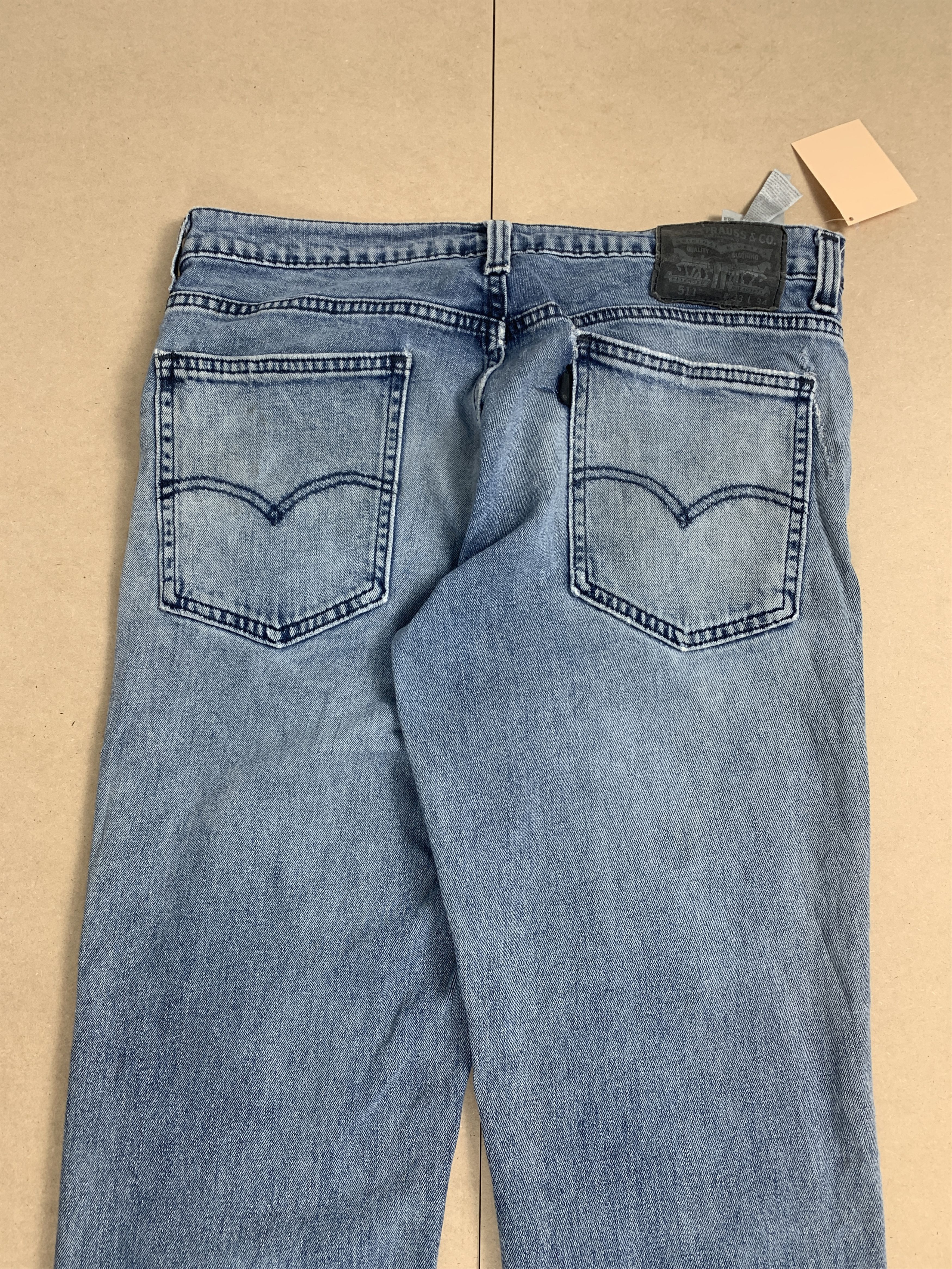 Levi's × Vintage Vintage LEVI'S 511 Black Label Men Slim Fit Jeans P0058 Size US 32 / EU 48 - 7 Thumbnail
