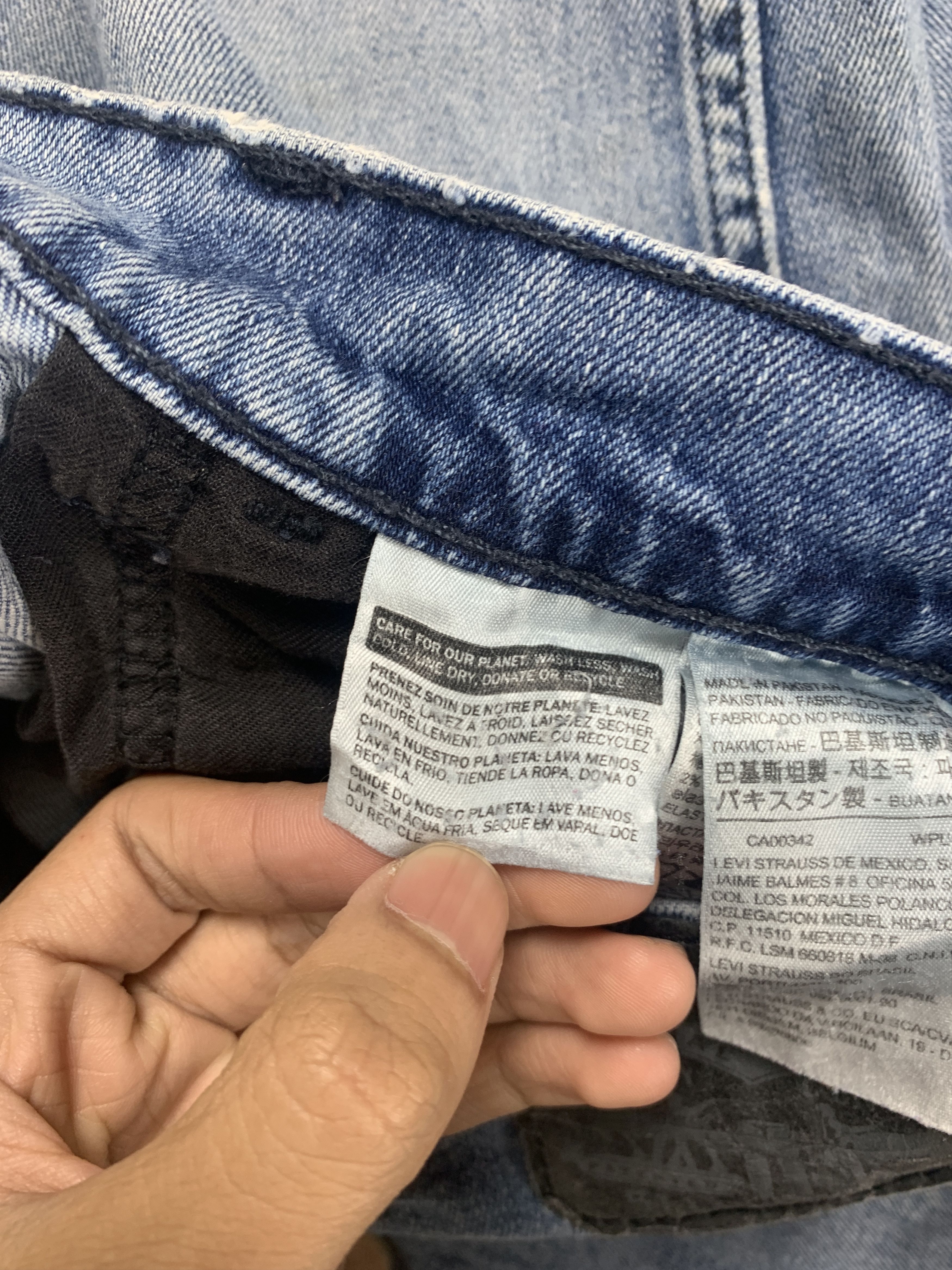 Levi's × Vintage Vintage LEVI'S 511 Black Label Men Slim Fit Jeans P0058 Size US 32 / EU 48 - 10 Thumbnail