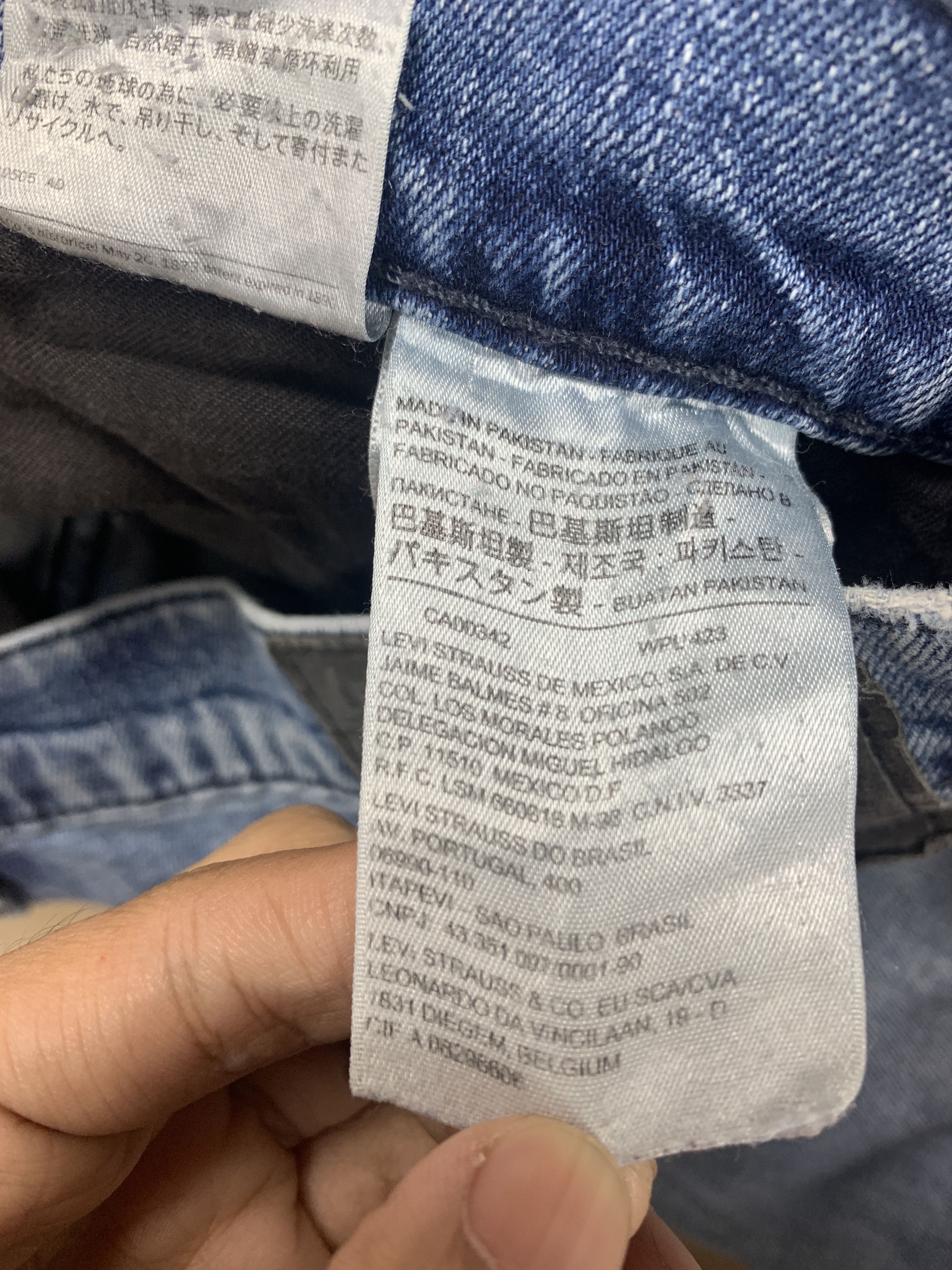 Levi's × Vintage Vintage LEVI'S 511 Black Label Men Slim Fit Jeans P0058 Size US 32 / EU 48 - 12 Thumbnail