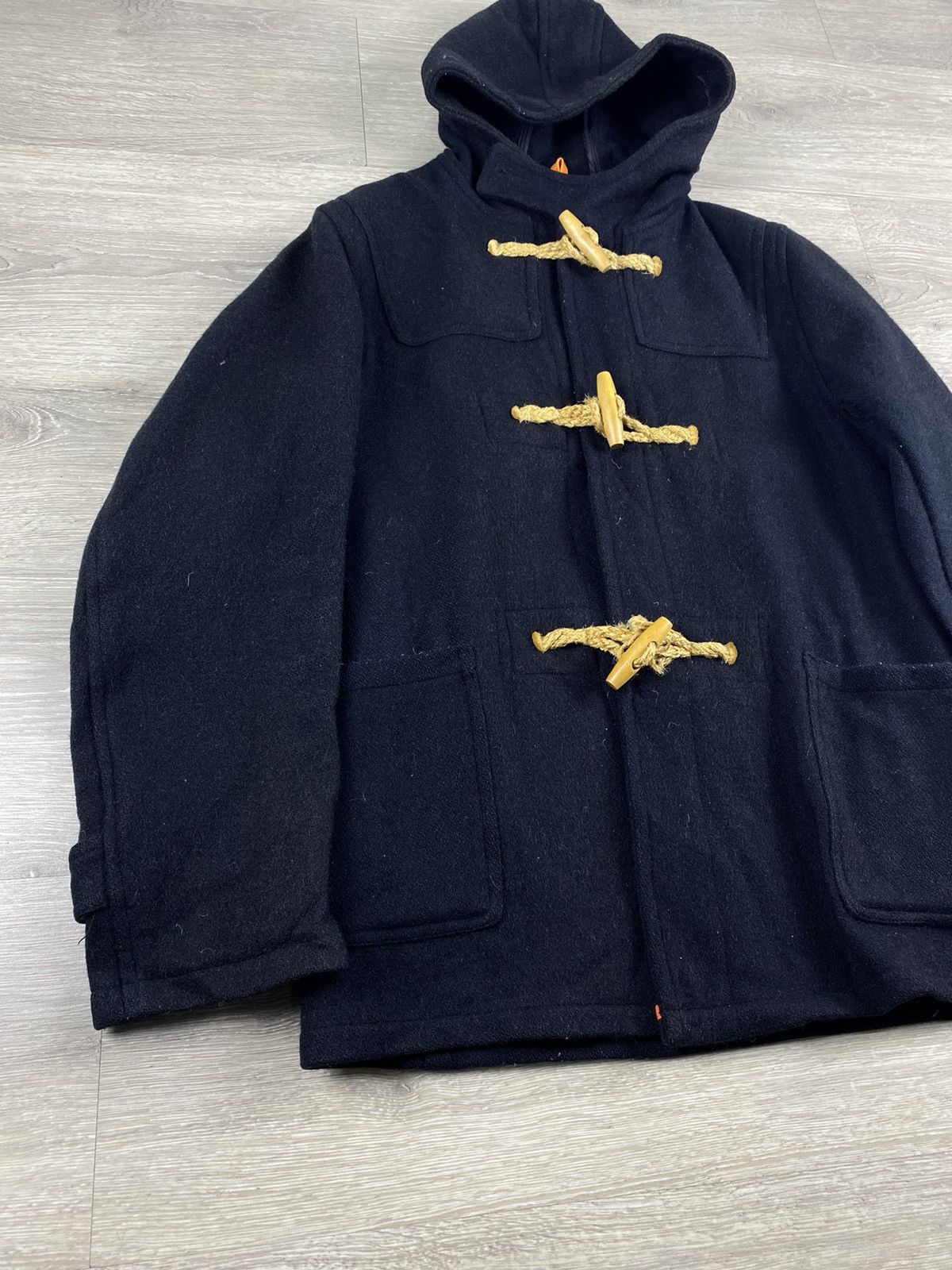 Beams Plus Vintage Beams X Fidelity Jacket Hoodie Wool Duffle Coats Size US S / EU 44-46 / 1 - 2 Thumbnail