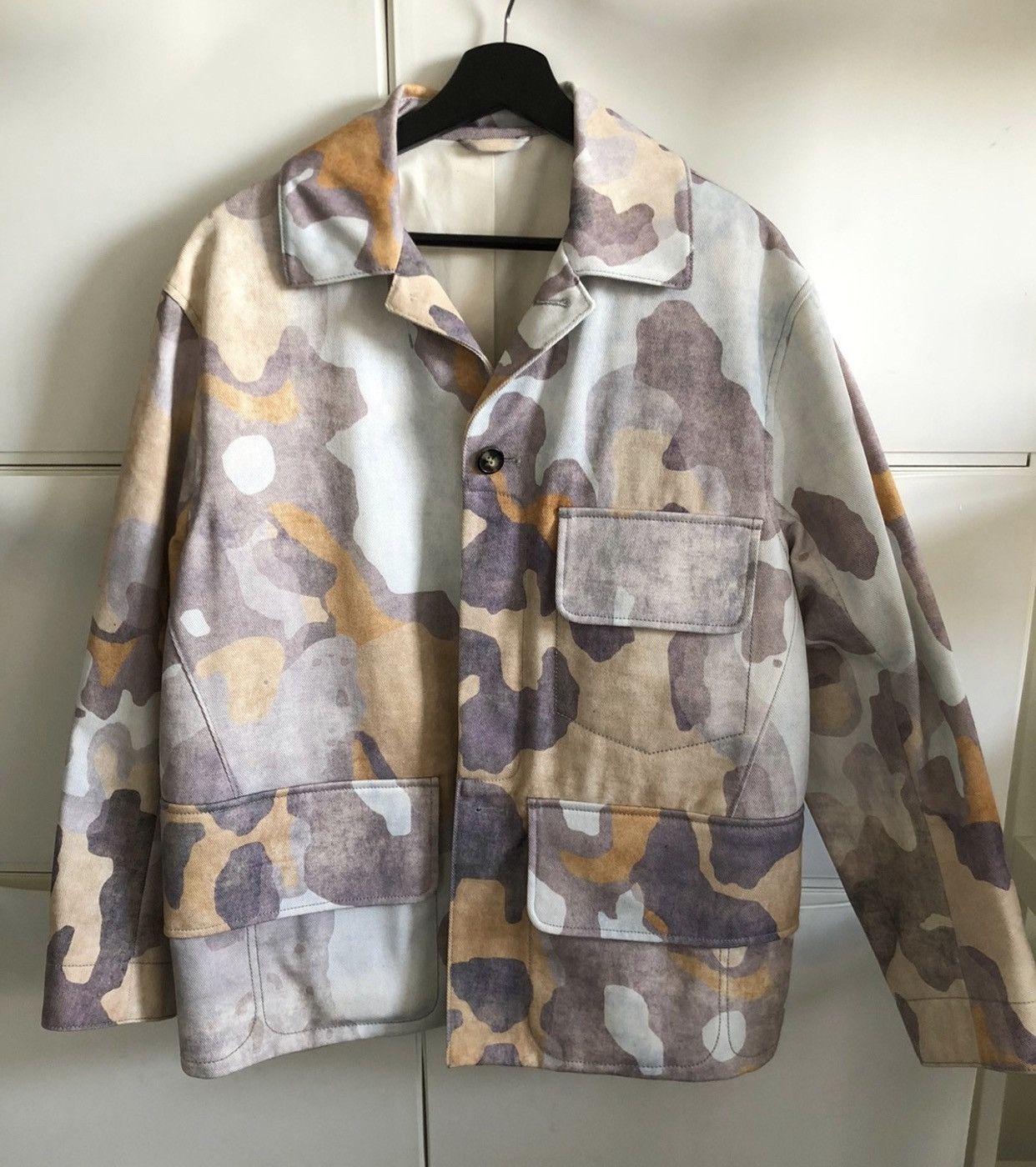 Pre-owned Acne Studios Grail  Printed Jacket In Multicolor