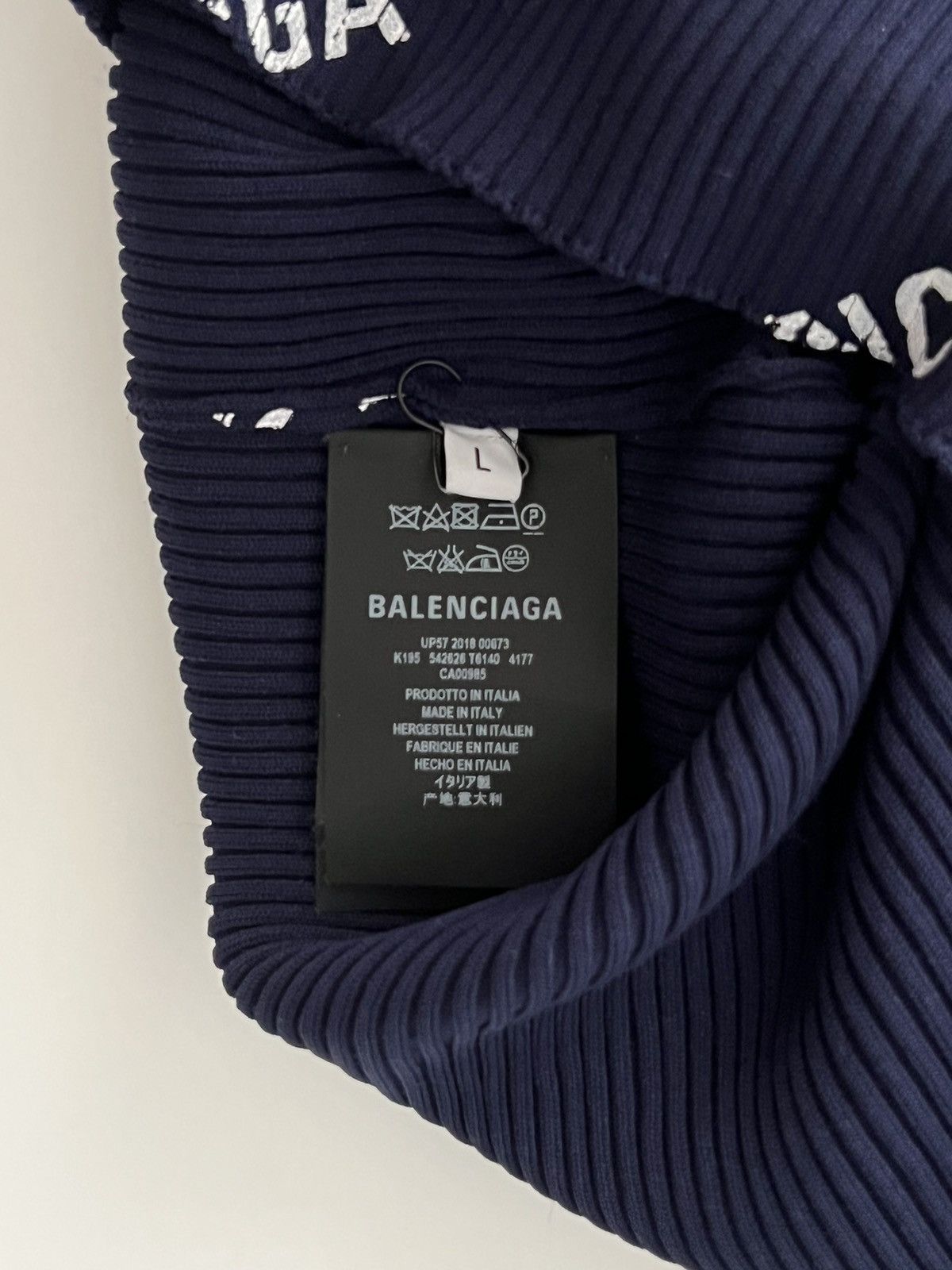 Balenciaga Balenciaga Ribbed Balaclava Turtleneck Size US XS / EU 42 / 0 - 7 Thumbnail