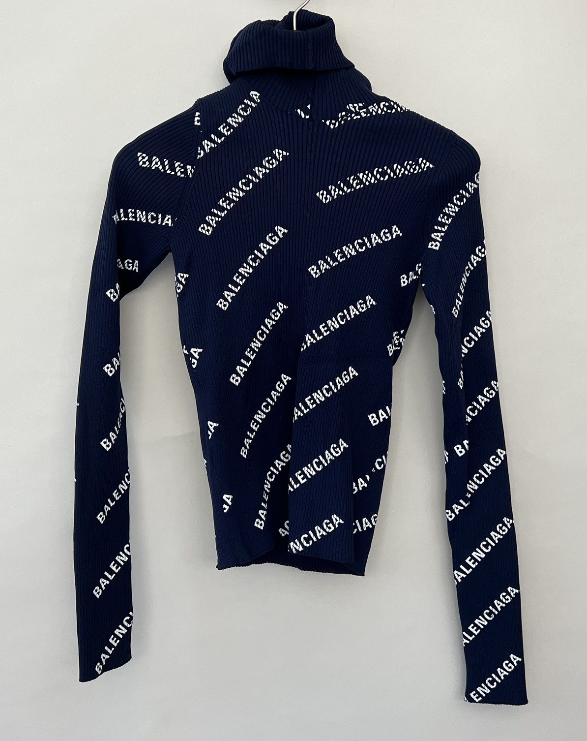 Balenciaga Balenciaga Ribbed Balaclava Turtleneck Size US XS / EU 42 / 0 - 2 Thumbnail