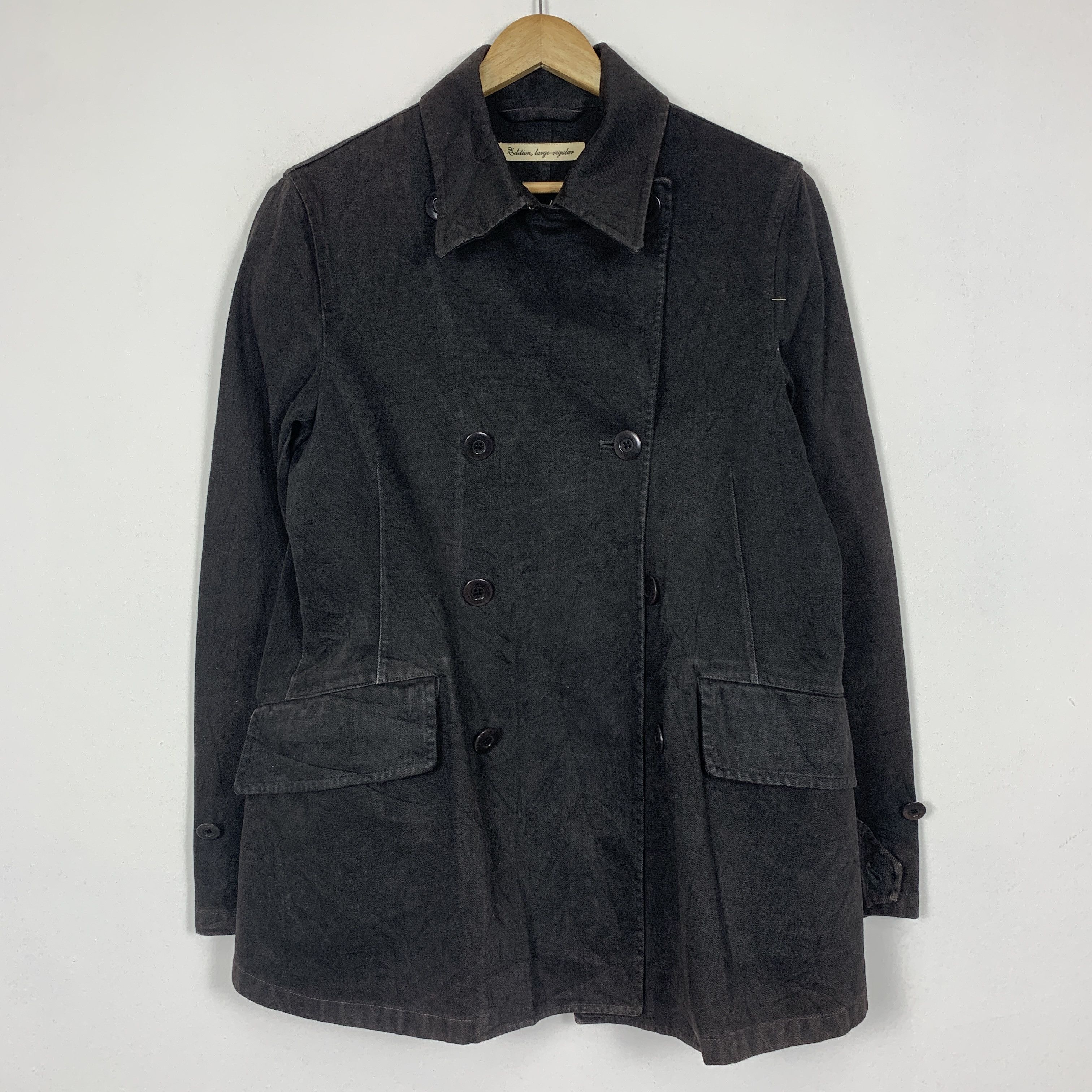 Japanese Brand Vintage Edition Faded Button Blazer Jacket J1350 Size US L / EU 52-54 / 3 - 1 Thumbnail