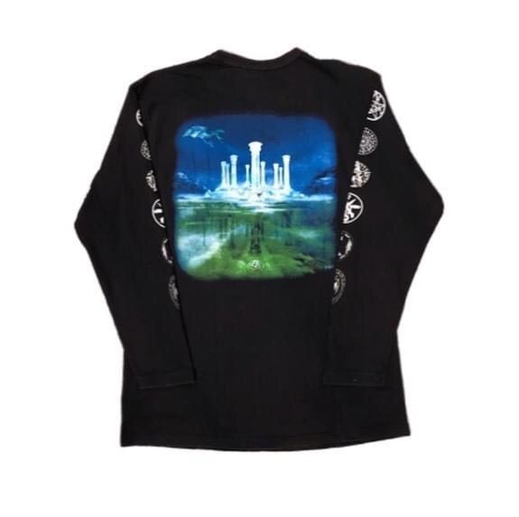 image of Band Tees x Rock Tees Vintage Absu Band Long Sleeve Tee in Black, Men's (Size Medium)
