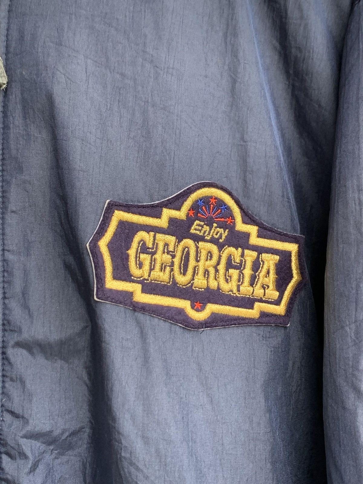 Coca Cola Vintage Sunfaded Enjoy Georgia by Coca Cola Bomber Jacket Size US L / EU 52-54 / 3 - 6 Thumbnail