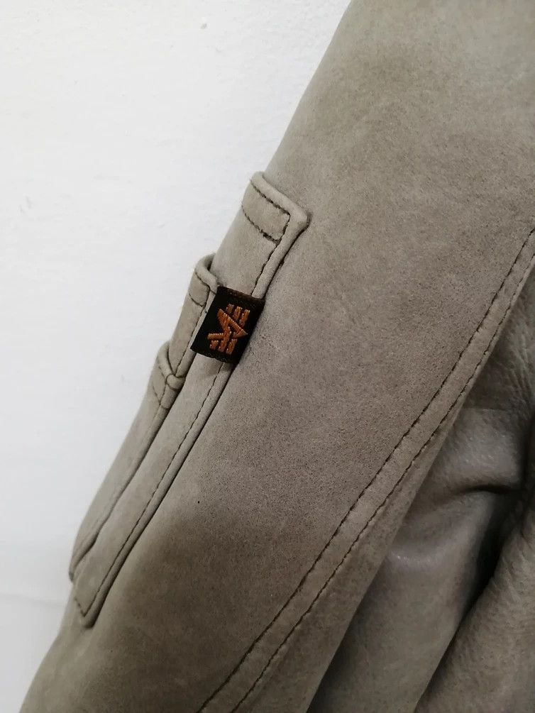 Alpha Industries Vintage AVIREX Flight Leather Jacket - Size XL Size US XL / EU 56 / 4 - 9 Thumbnail