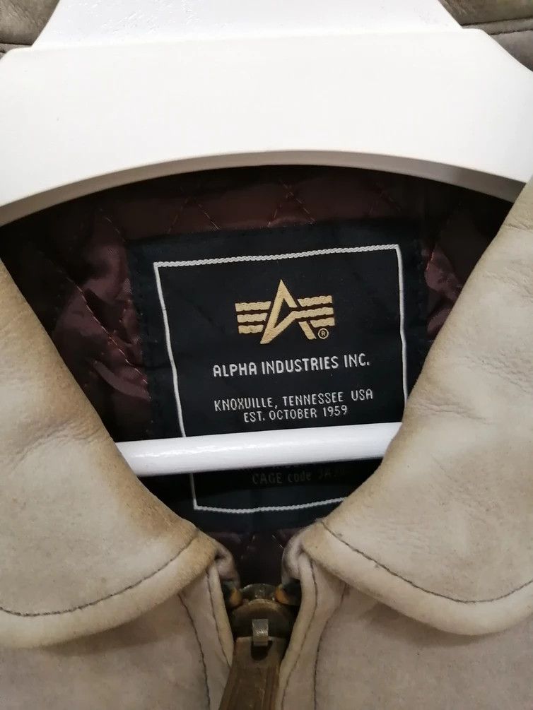 Alpha Industries Vintage AVIREX Flight Leather Jacket - Size XL Size US XL / EU 56 / 4 - 6 Thumbnail