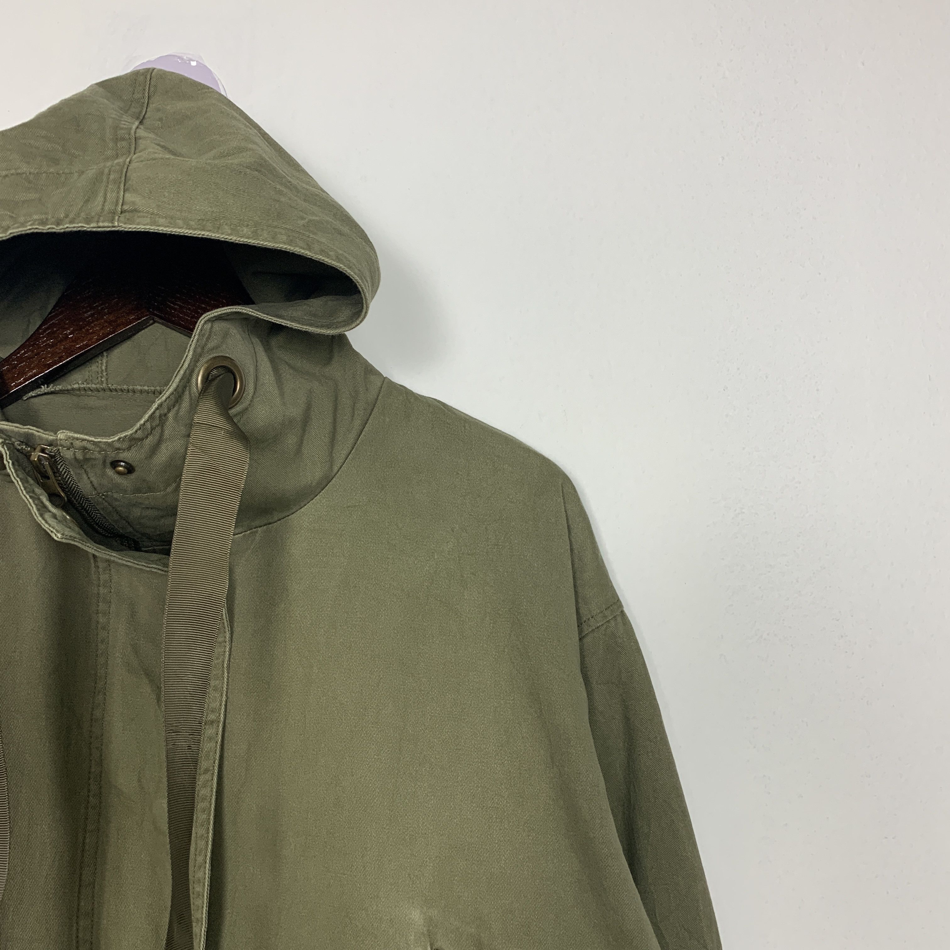 Japanese Brand Vintage Rugged MERLOT Jackets Military Style Hoodie J0810 Size US S / EU 44-46 / 1 - 3 Thumbnail