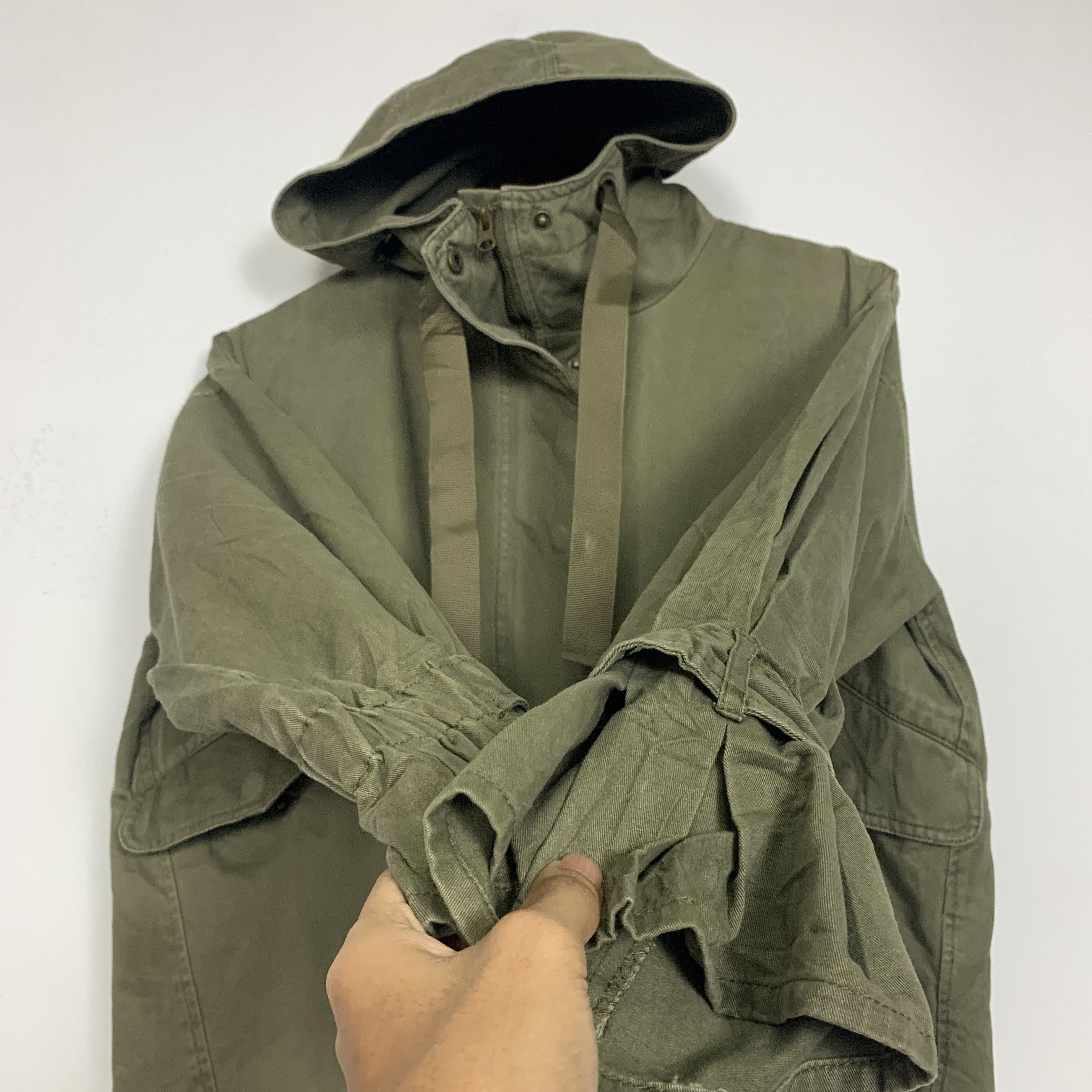 Japanese Brand Vintage Rugged MERLOT Jackets Military Style Hoodie J0810 Size US S / EU 44-46 / 1 - 8 Thumbnail