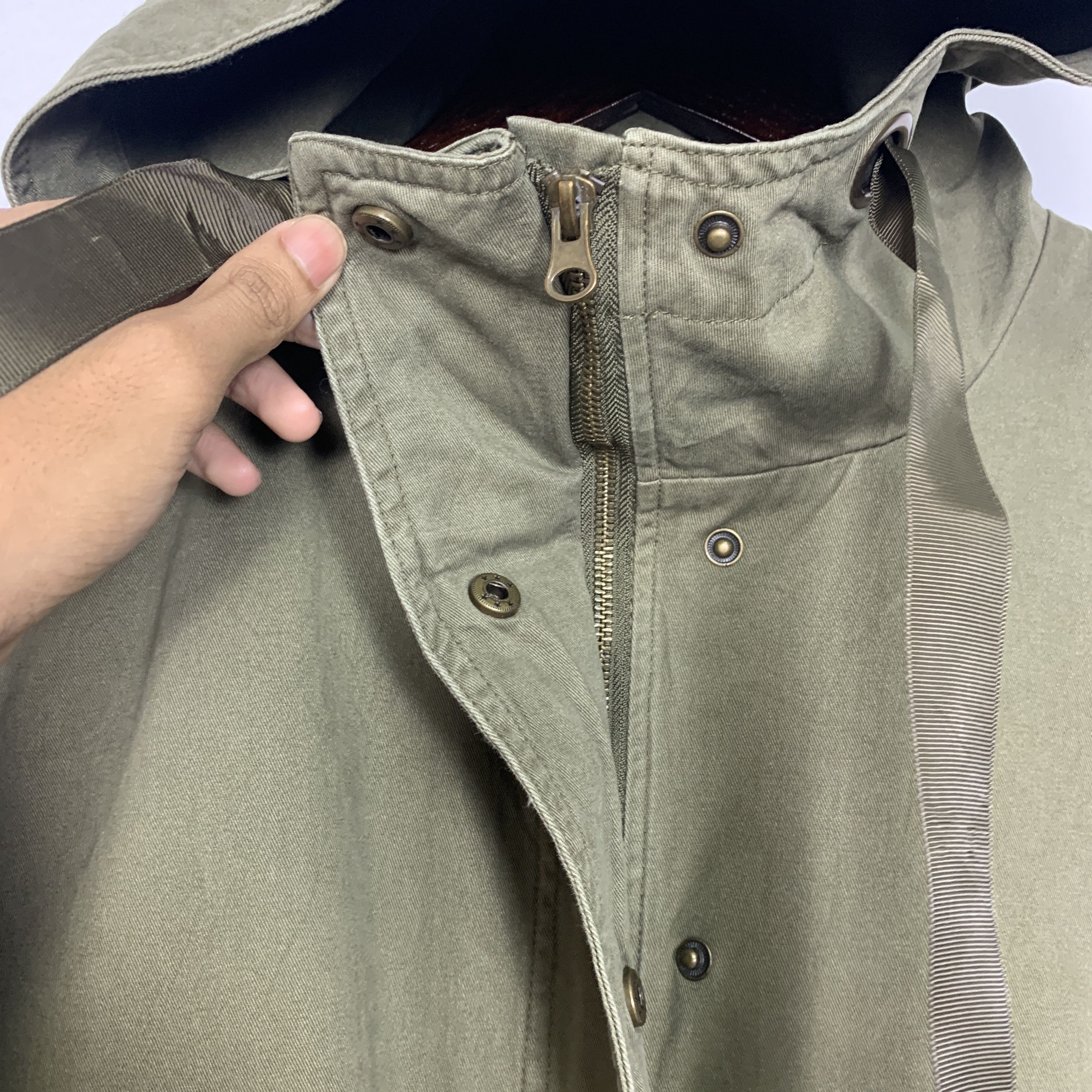 Japanese Brand Vintage Rugged MERLOT Jackets Military Style Hoodie J0810 Size US S / EU 44-46 / 1 - 9 Thumbnail
