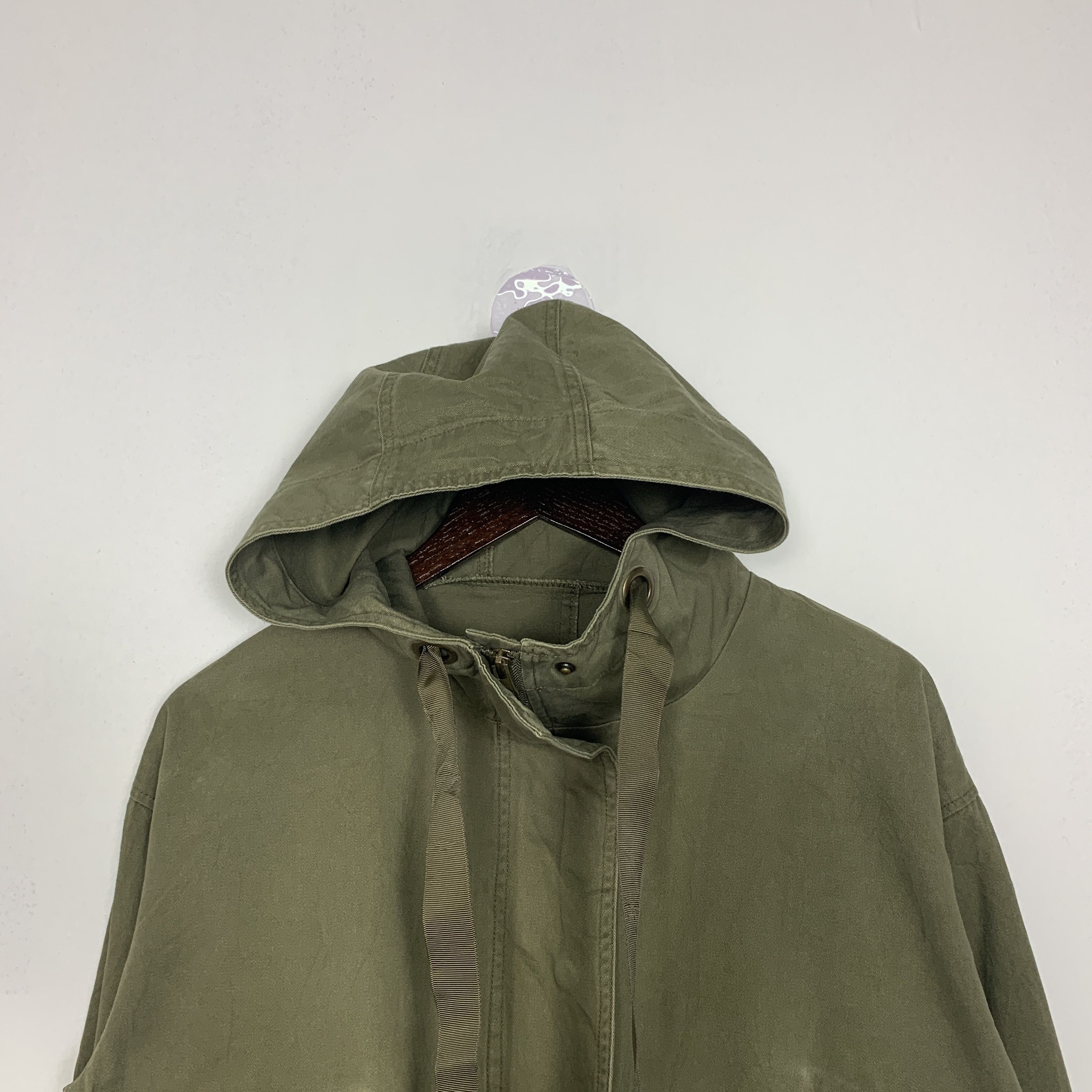 Japanese Brand Vintage Rugged MERLOT Jackets Military Style Hoodie J0810 Size US S / EU 44-46 / 1 - 2 Thumbnail