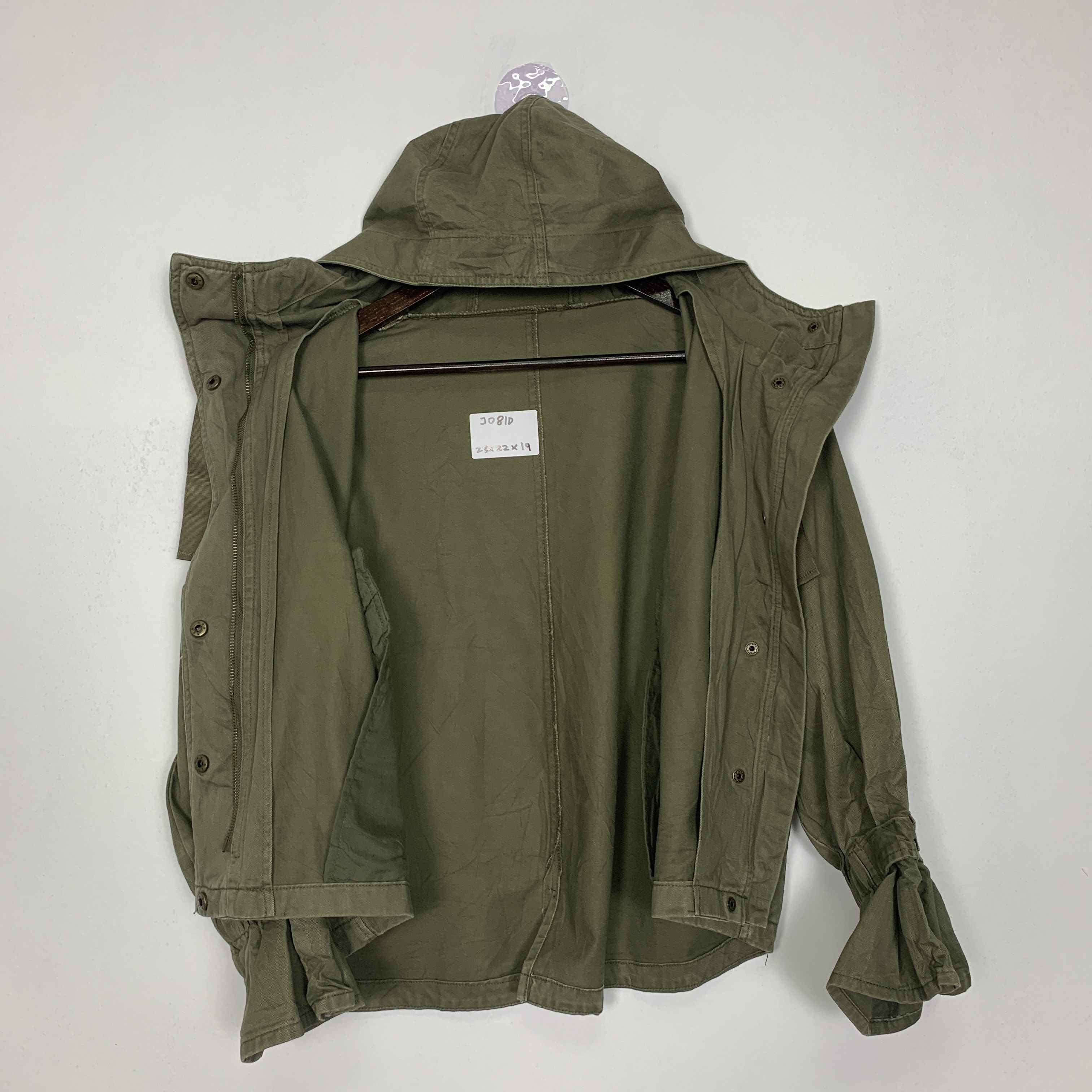 Japanese Brand Vintage Rugged MERLOT Jackets Military Style Hoodie J0810 Size US S / EU 44-46 / 1 - 11 Thumbnail