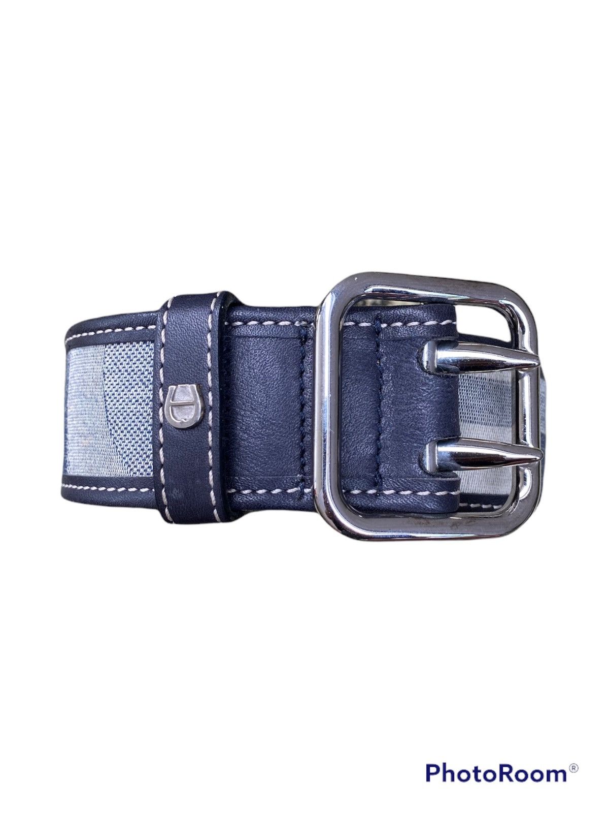 💥BEST OFFER💥 AIGNER HYBRID DENIM + GENUINE LEATHER BELT