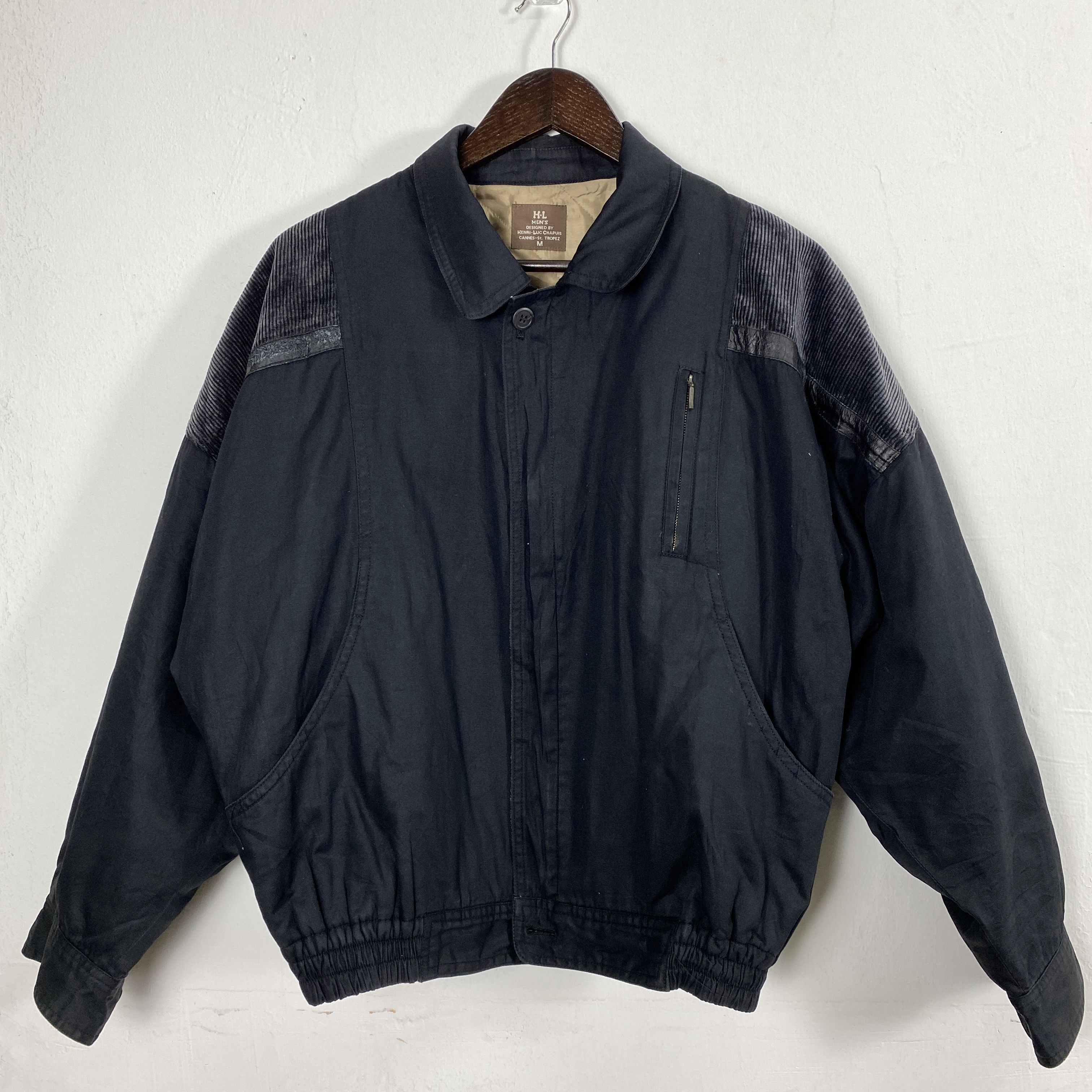Japanese Brand Vintage Henri Luc Chapuis Bomber Jacket J0170 Size US M / EU 48-50 / 2 - 1 Thumbnail