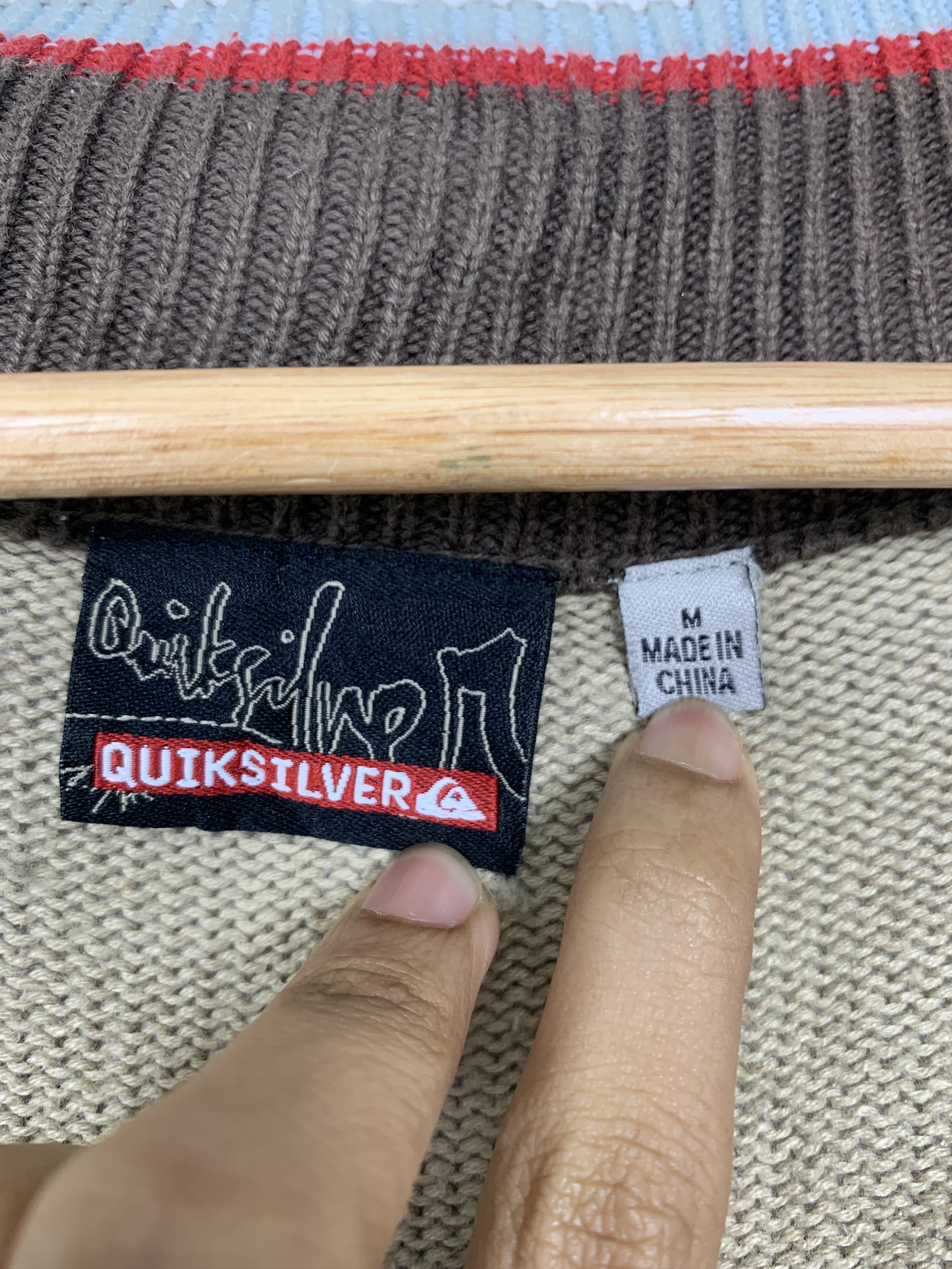 Quiksilver × Vintage Vintage Quiksilver Zip Up Jacket Size US M / EU 48-50 / 2 - 12 Thumbnail