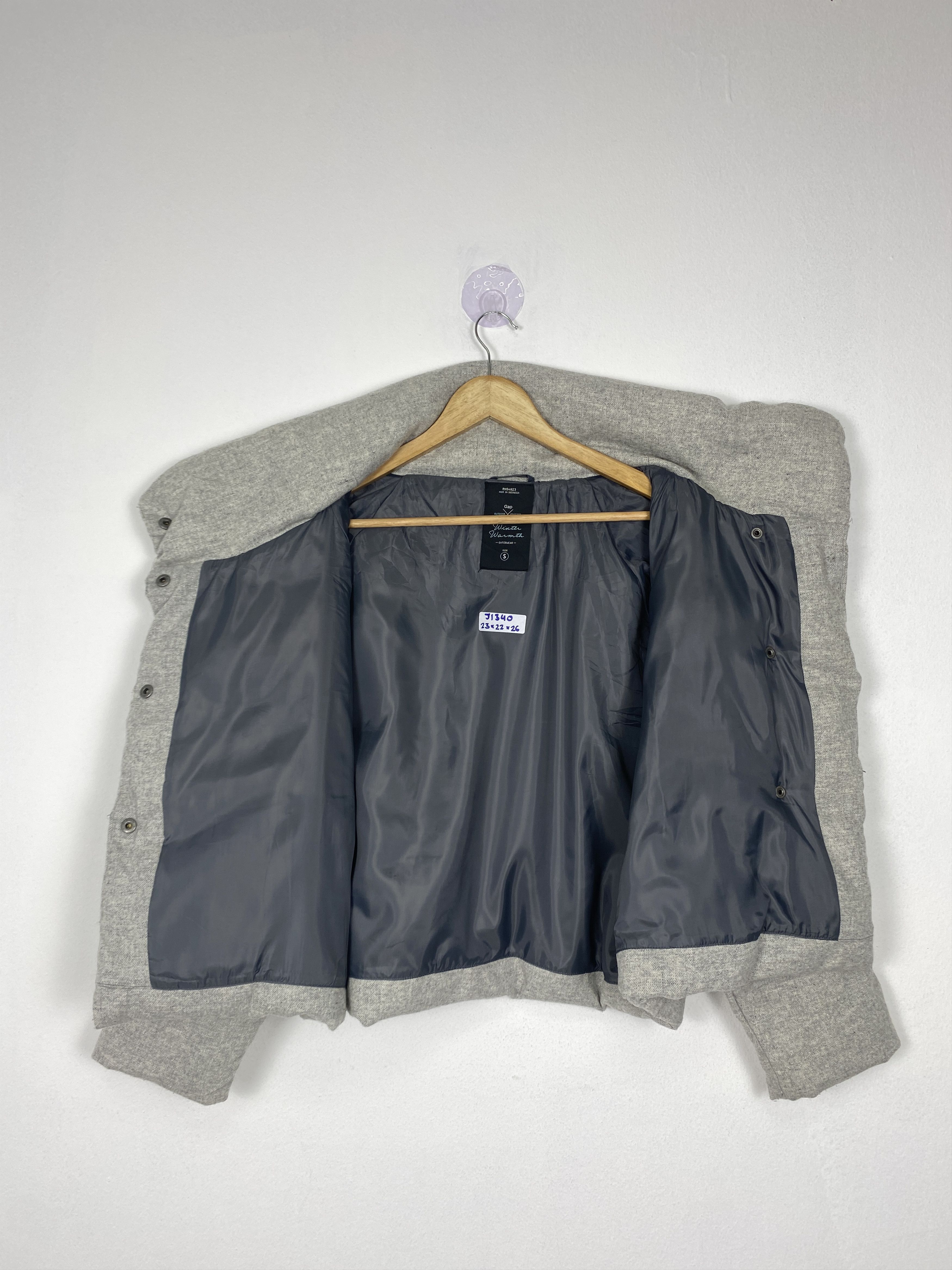 Gap × Vintage Vintage Gap Puffer Button Up Jacket Size S / US 4 / IT 40 - 8 Thumbnail