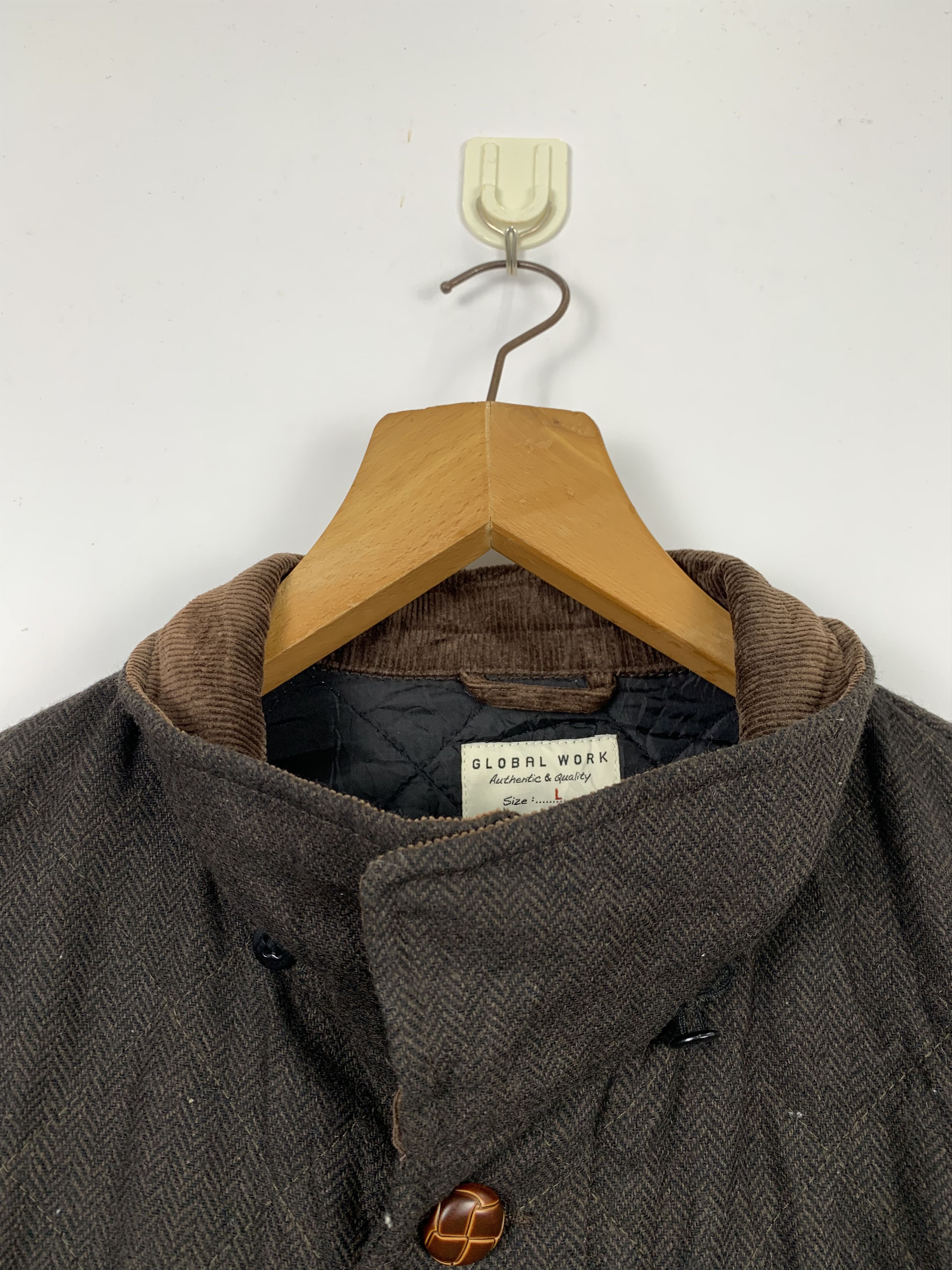 Global Work Vintage GLOBAL WORK Quilted Button Jacket J0413 Size US S / EU 44-46 / 1 - 5 Thumbnail