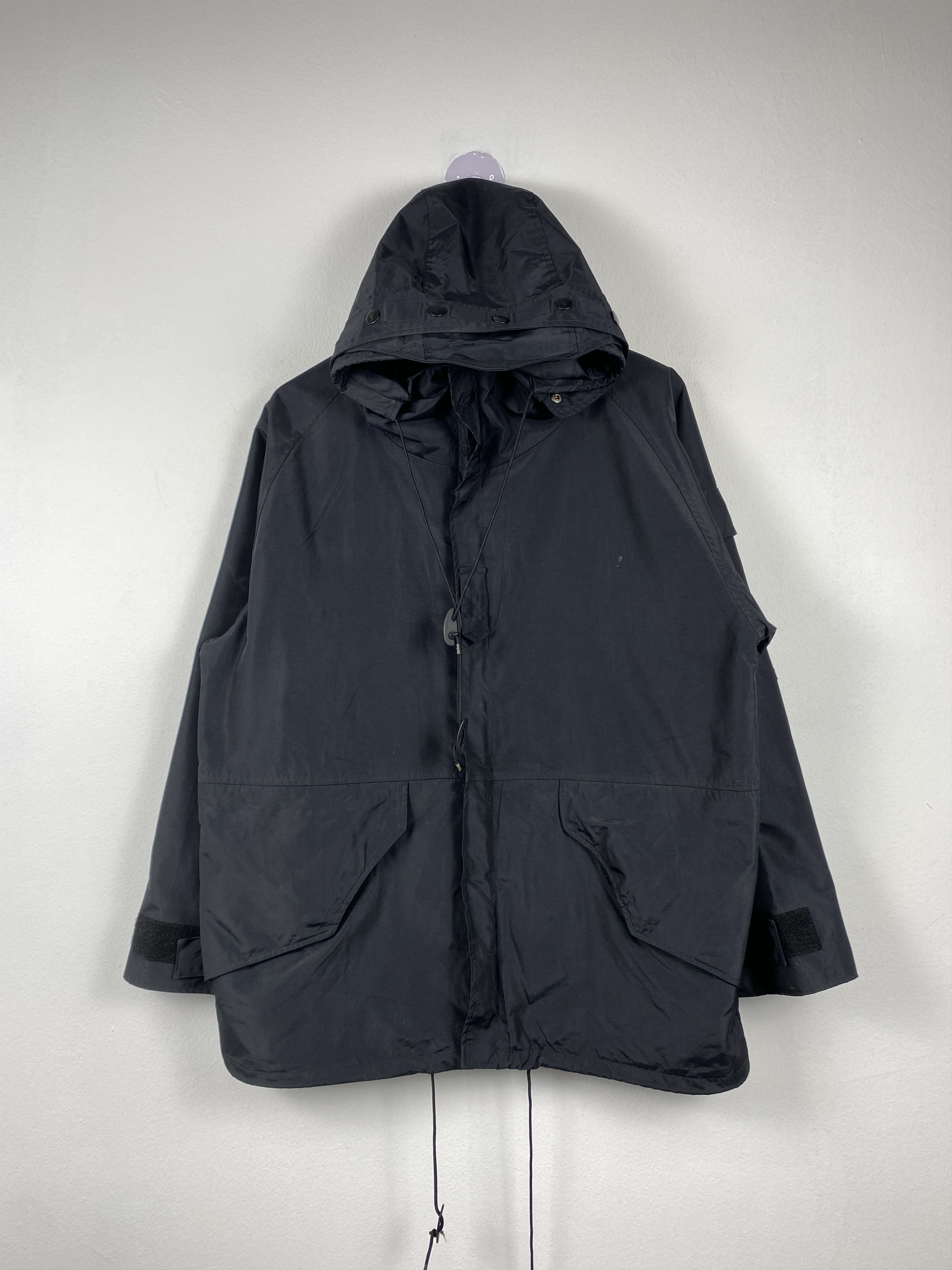 Vintage Vintage Military Garment Hoodie Zip Up Jacket J1314 Size US M / EU 48-50 / 2 - 1 Thumbnail