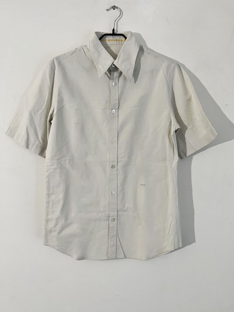 image of Carol Christian Poell Ccp Shirt Short Sleeve in Grey Ice, Men's (Size Medium)
