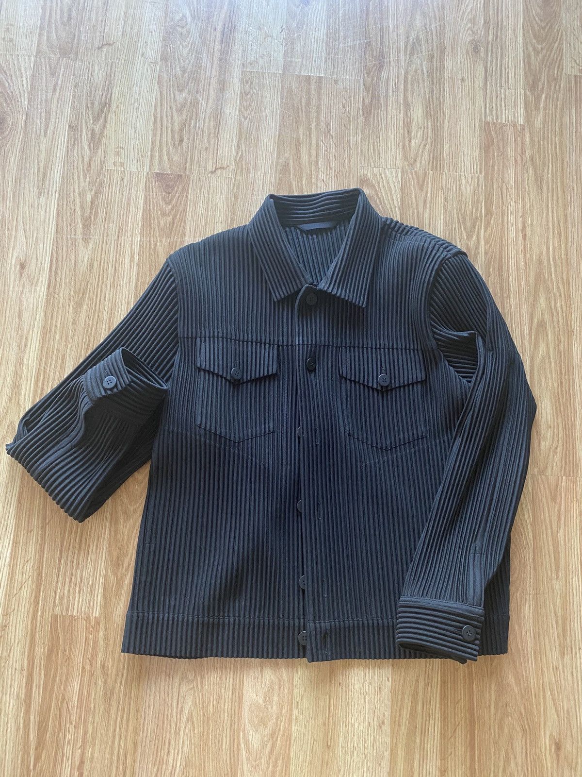 Issey Miyake Rare Issey Miyake Homme Plisse Trucker Jacket | Grailed