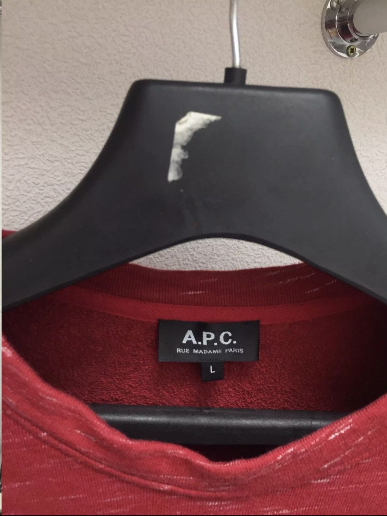 A.P.C. A.P.C. APC sweatshirt L size Size US L / EU 52-54 / 3 - 5 Thumbnail