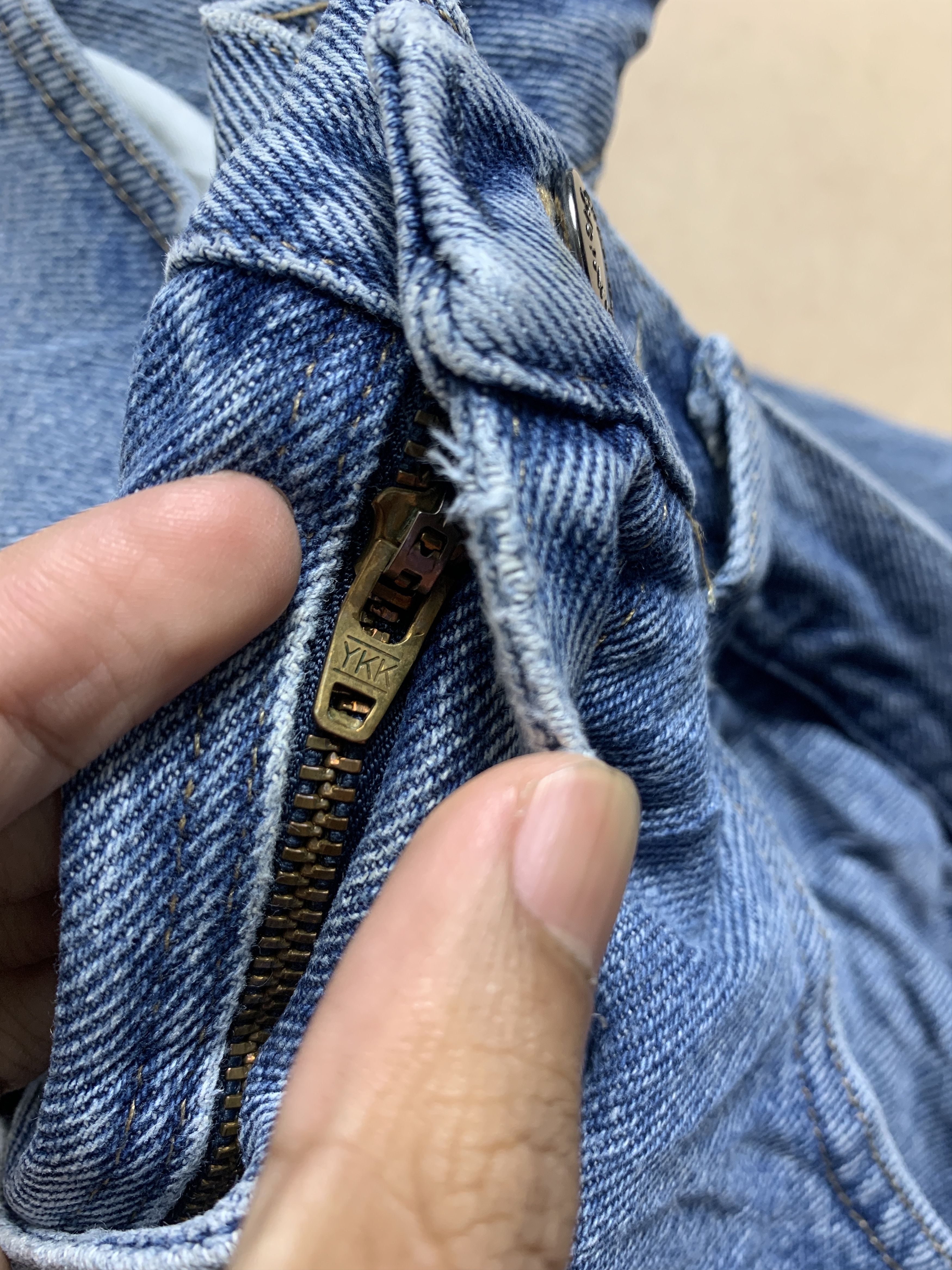 Vintage × Wrangler Vintage 90s WRANGLER Faded Mid Wash Straight Cut Jeans Size US 32 / EU 48 - 11 Thumbnail